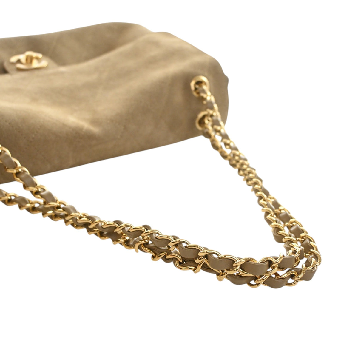 Chanel Small Quilted Suede Souplissimo Maxi Flap