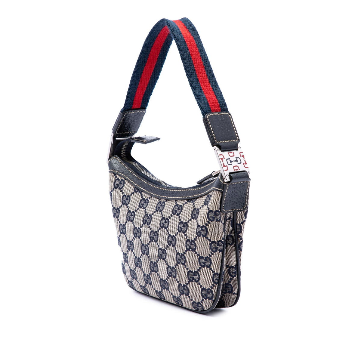 Gucci Mini GG Canvas Web Pop Handbag