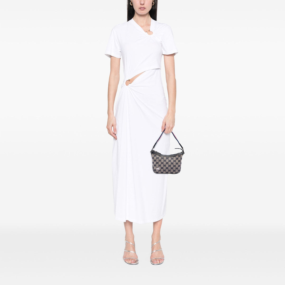 Gucci Mini GG Canvas Web Pop Handbag