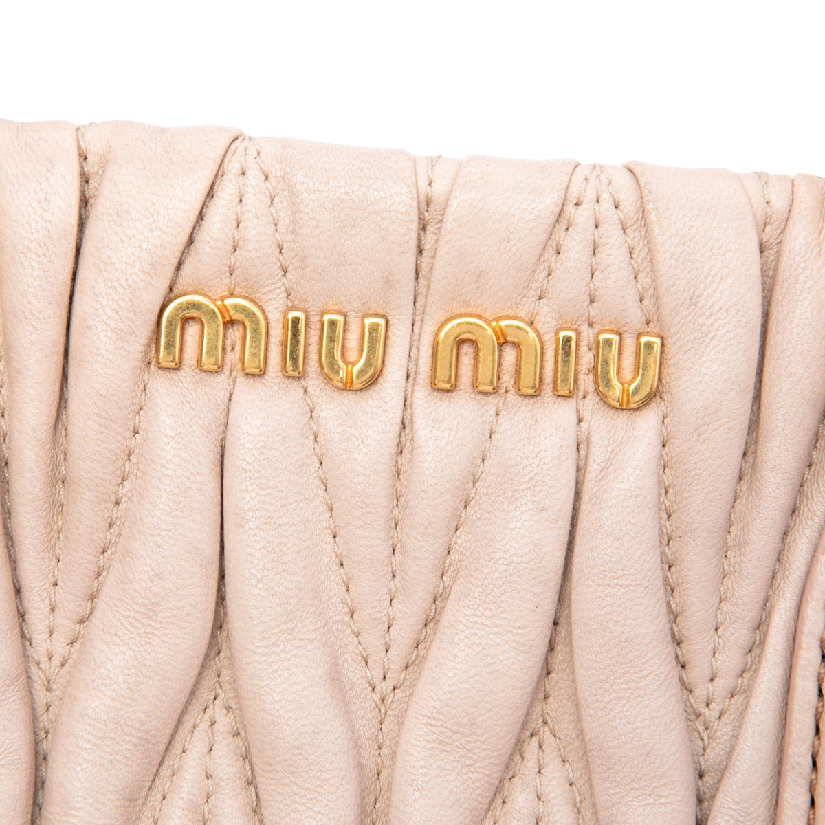 Miu Miu Matelasse Nappa Convertible Tote
