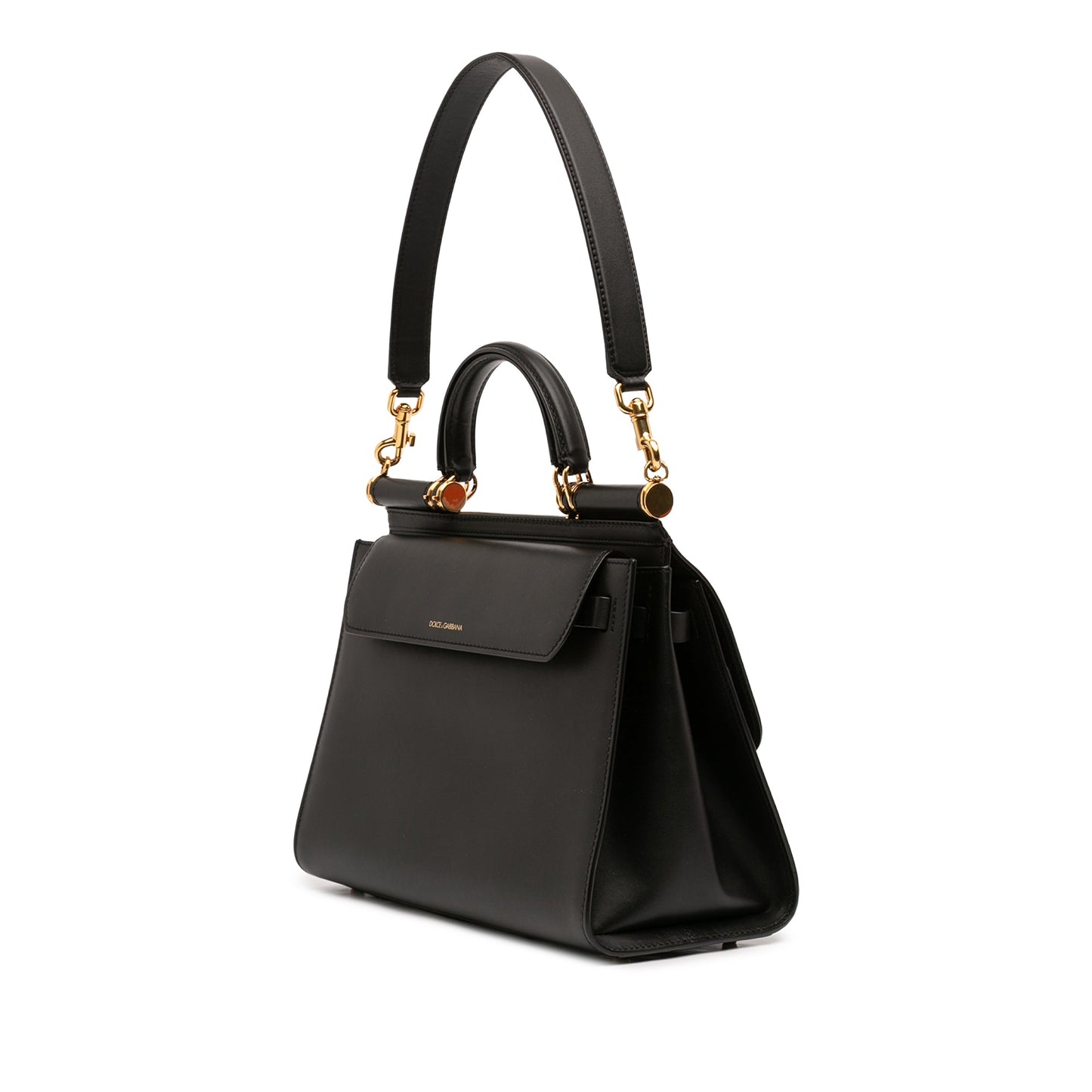 Dolce & Gabbana Large Calfskin Sicily 58 Satchel