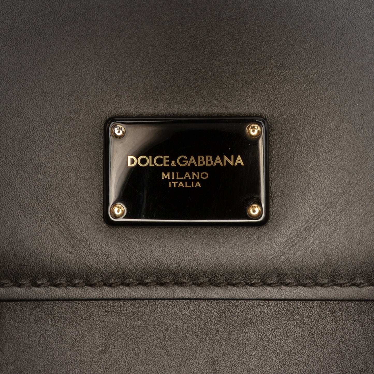 Dolce & Gabbana Large Calfskin Sicily 58 Satchel