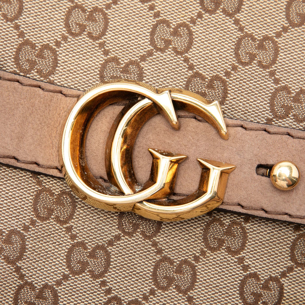 Gucci Medium GG Canvas Running Satchel