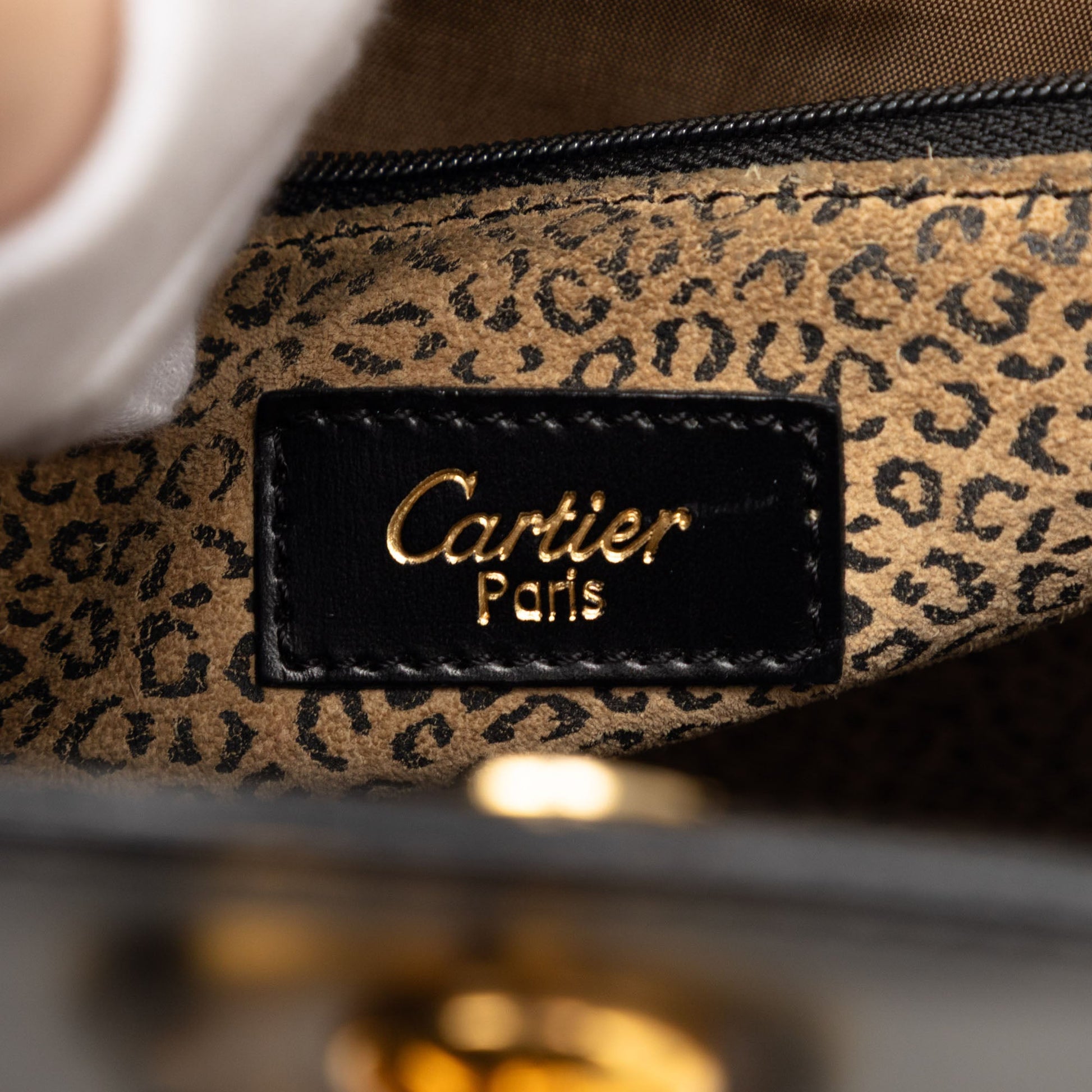 Cartier Leather Panthere Tote