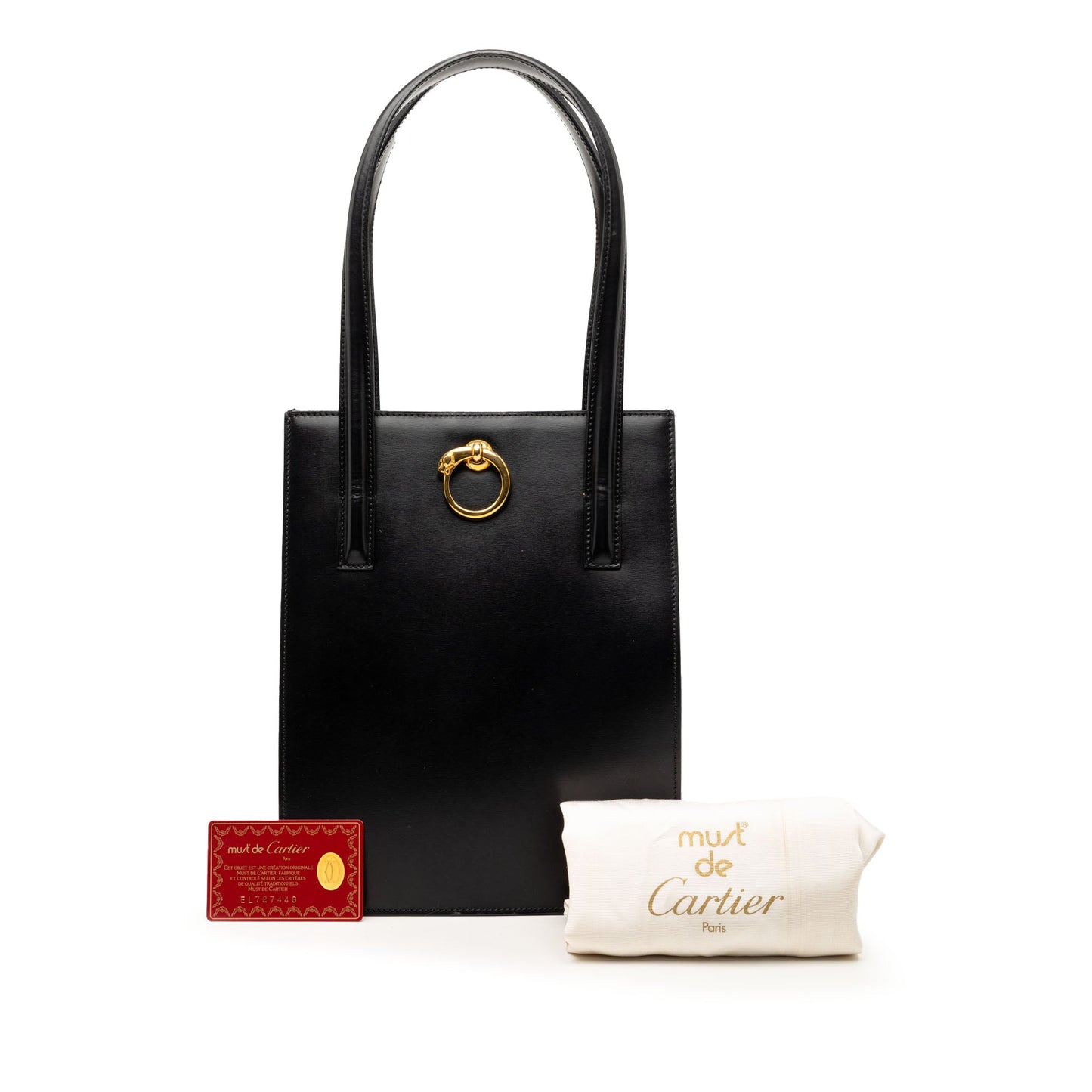 Cartier Leather Panthere Tote