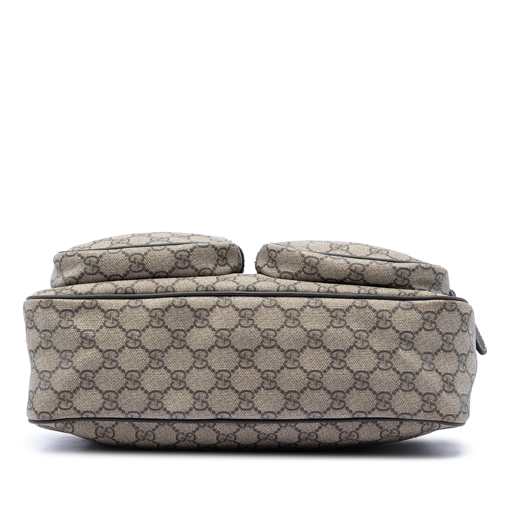 Gucci GG Supreme Double Pocket Crossbody