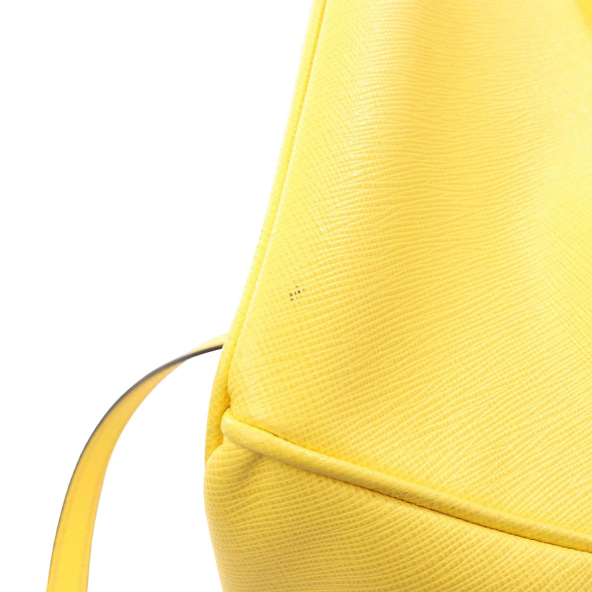 Prada Medium Saffiano Lux Galleria Double Zip Satchel — Yellow
