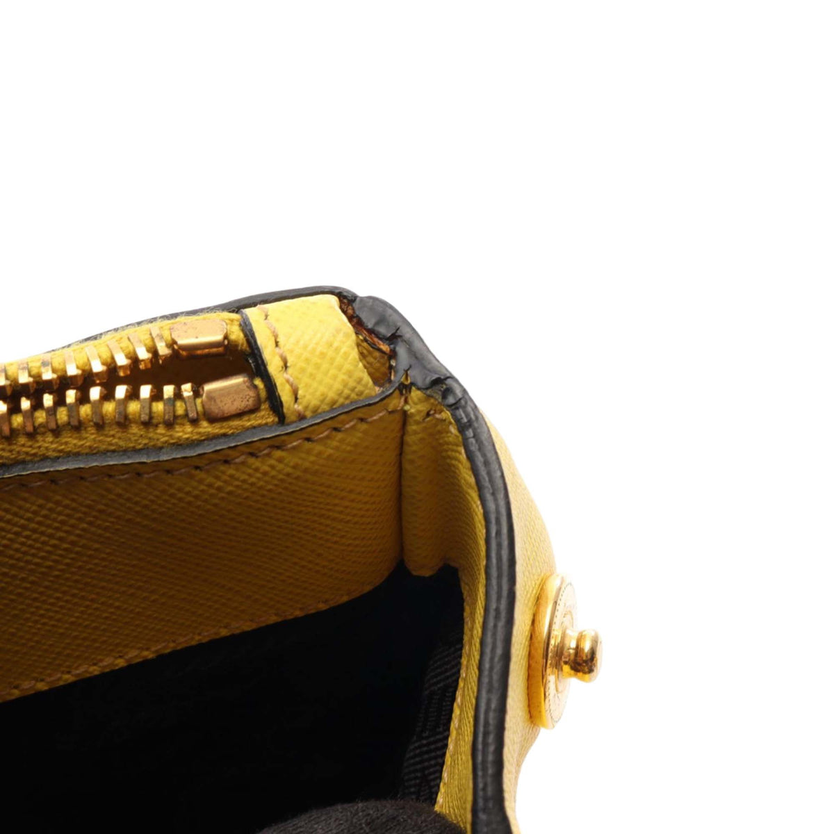 Prada Medium Saffiano Lux Galleria Double Zip Satchel — Yellow