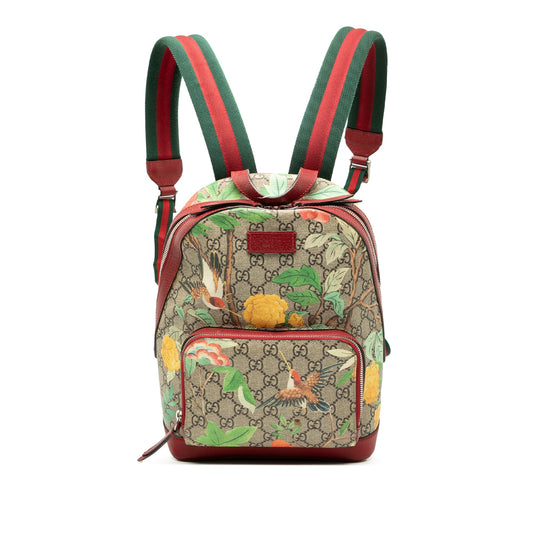 Gucci Small GG Supreme Web Tian Backpack