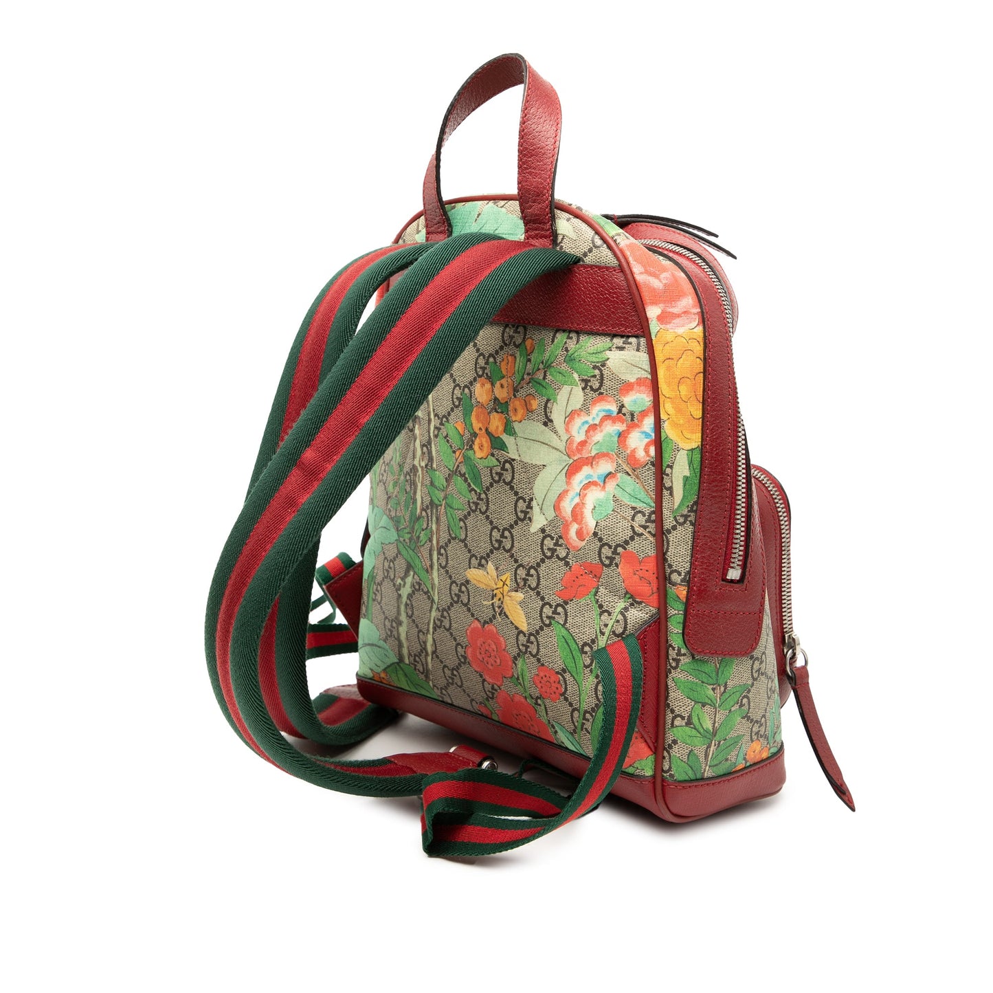 Gucci Small GG Supreme Web Tian Backpack
