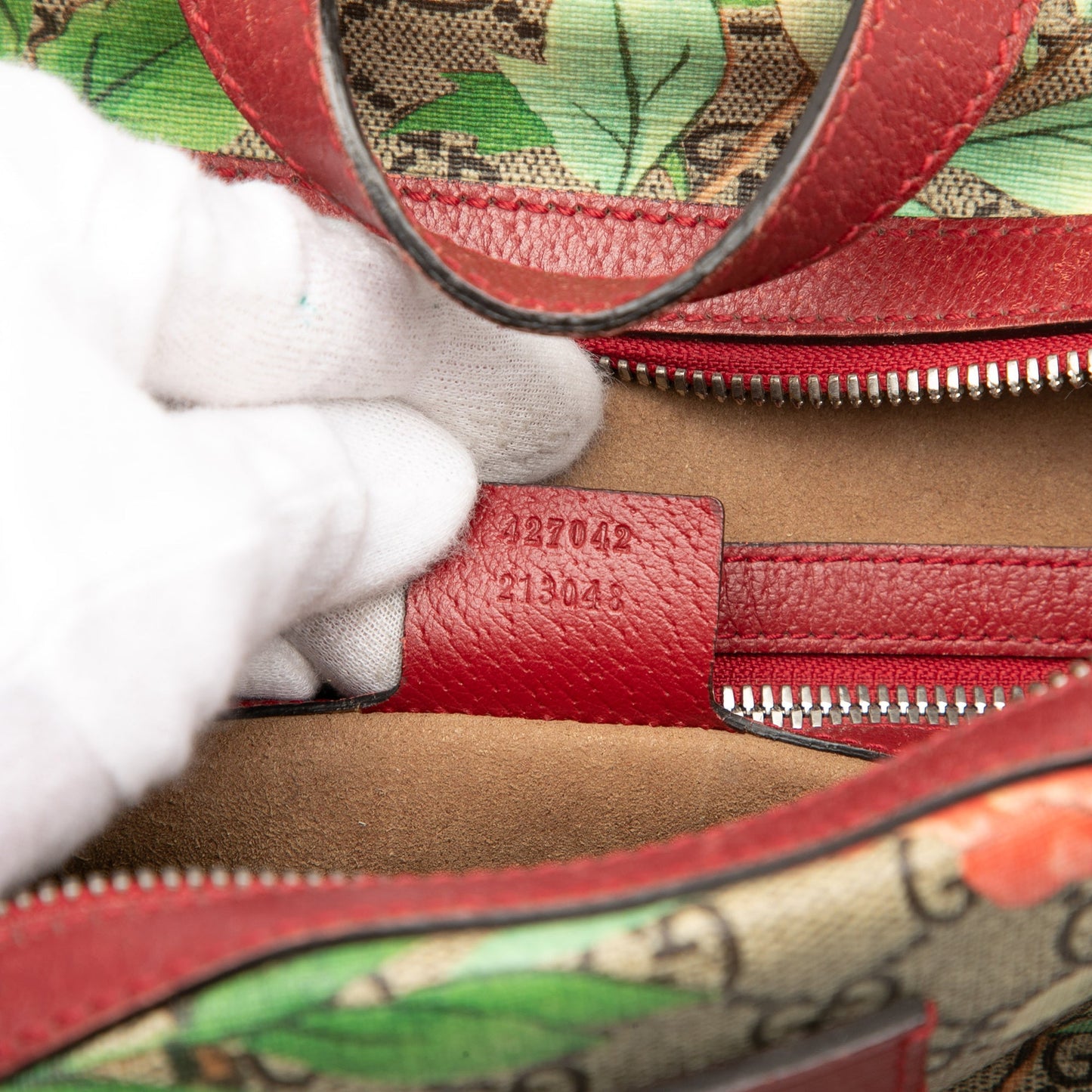 Gucci Small GG Supreme Web Tian Backpack