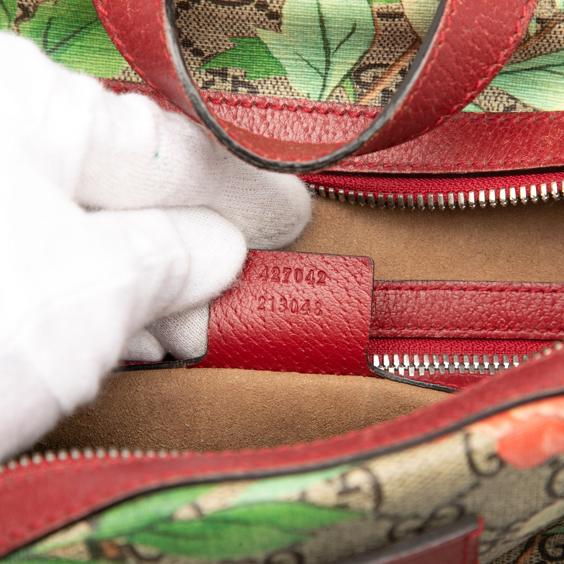 Gucci Small GG Supreme Web Tian Backpack