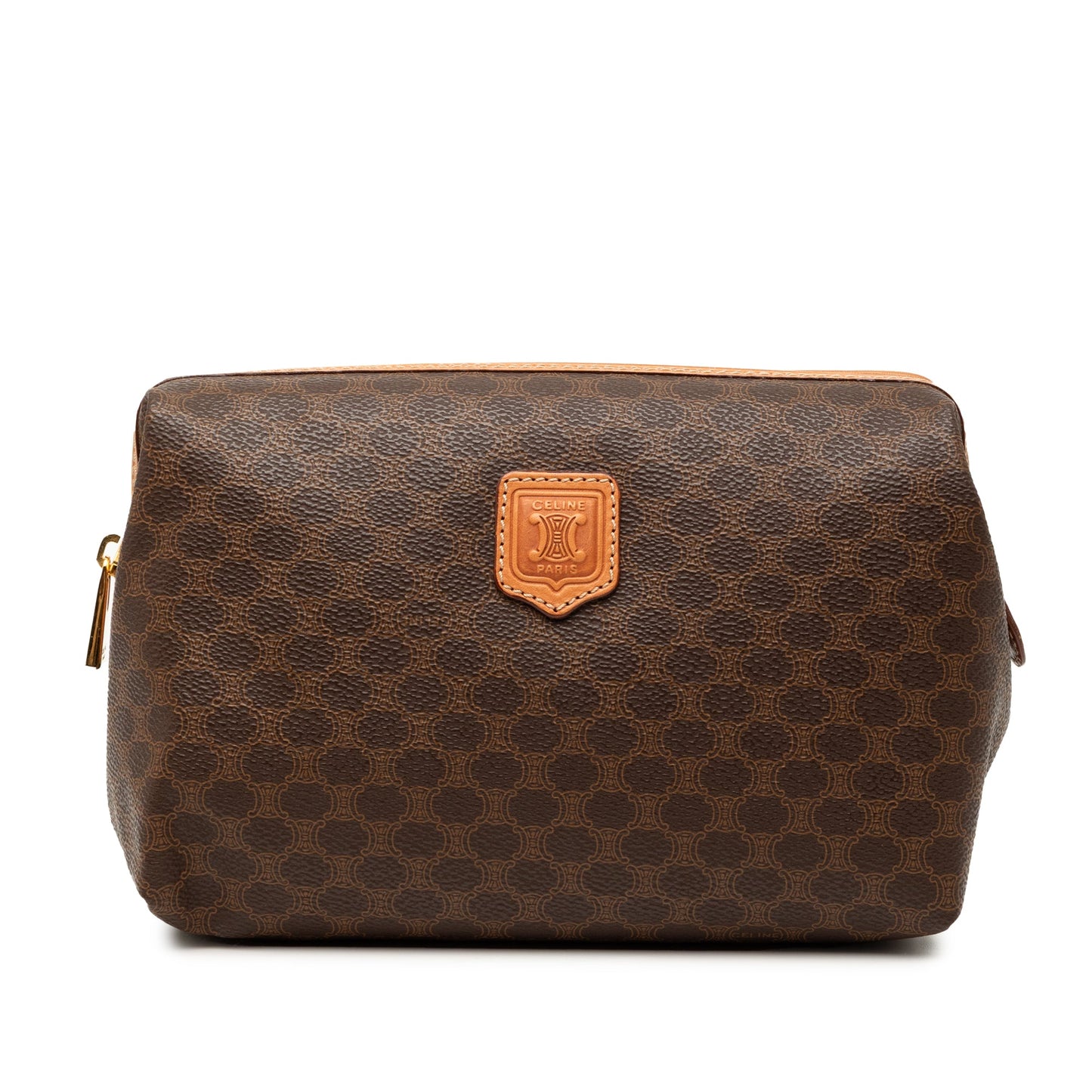 Celine Macadam Coated Canvas Clutch