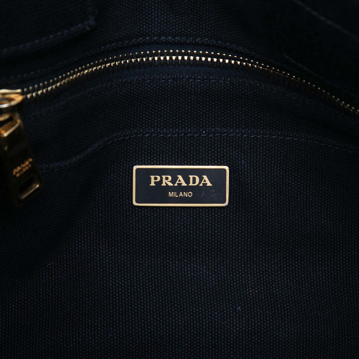 Prada Canvas Canapa Logo Tote
