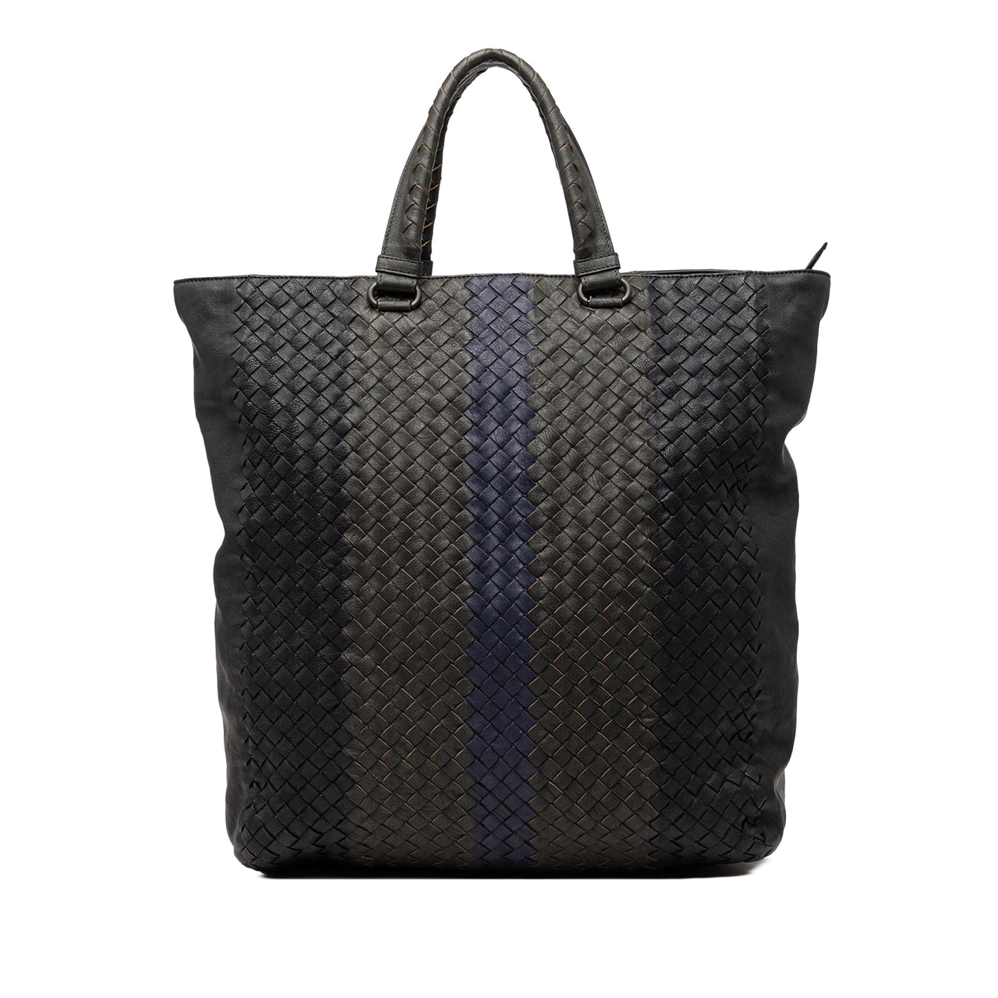 Bottega Veneta Tricolor Nappa Intrecciato Convertible Tote