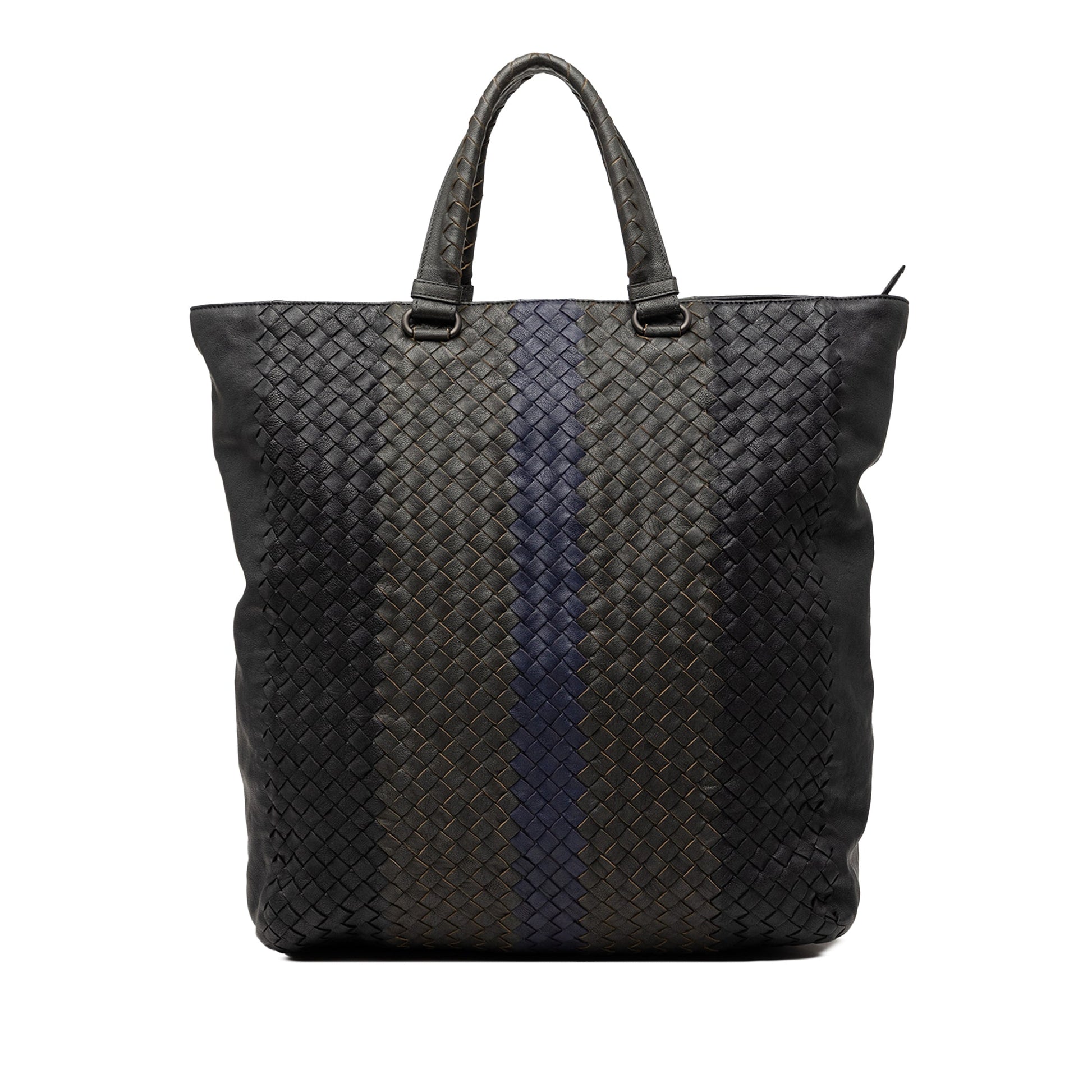 Bottega Veneta Tricolor Nappa Intrecciato Convertible Tote