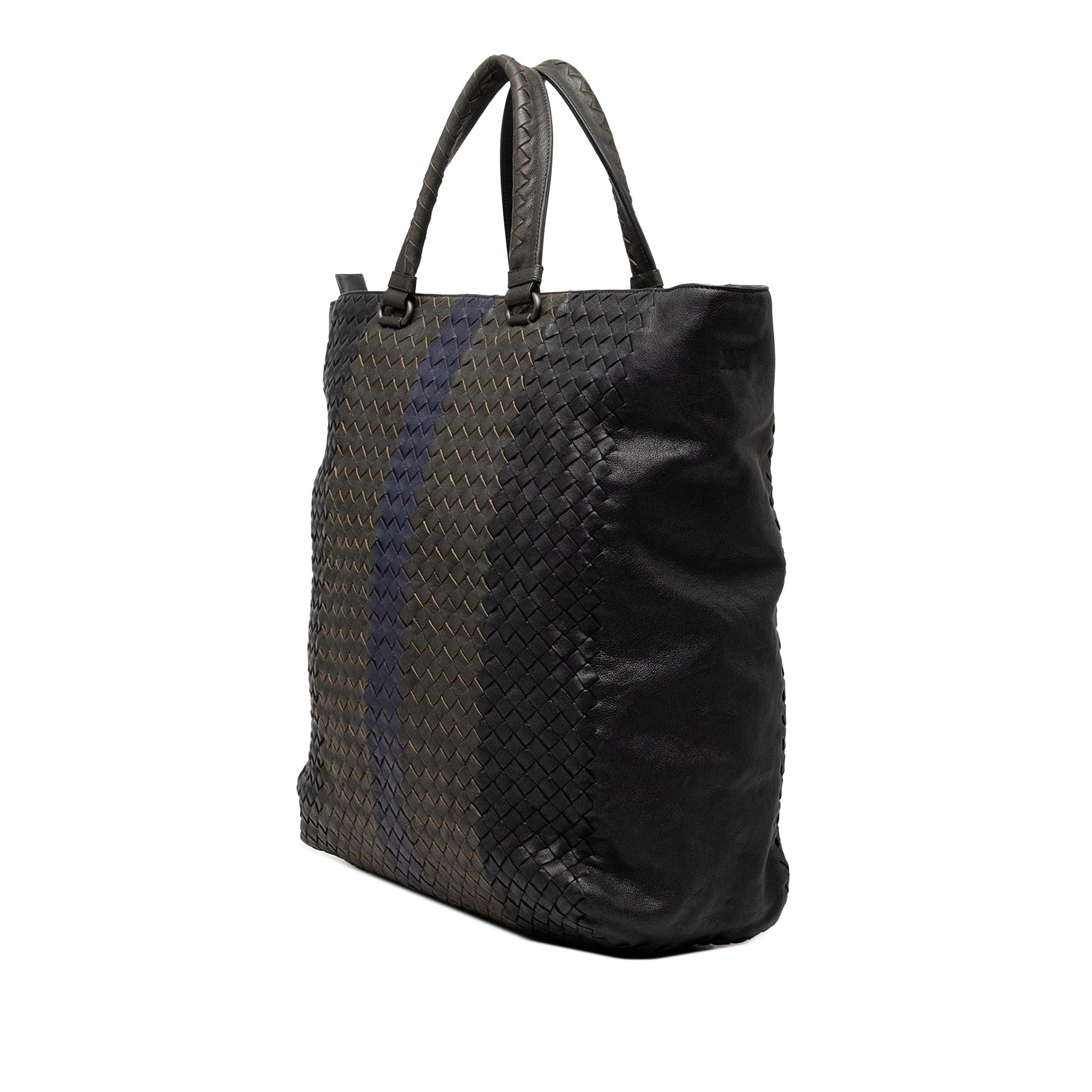 Bottega Veneta Tricolor Nappa Intrecciato Convertible Tote