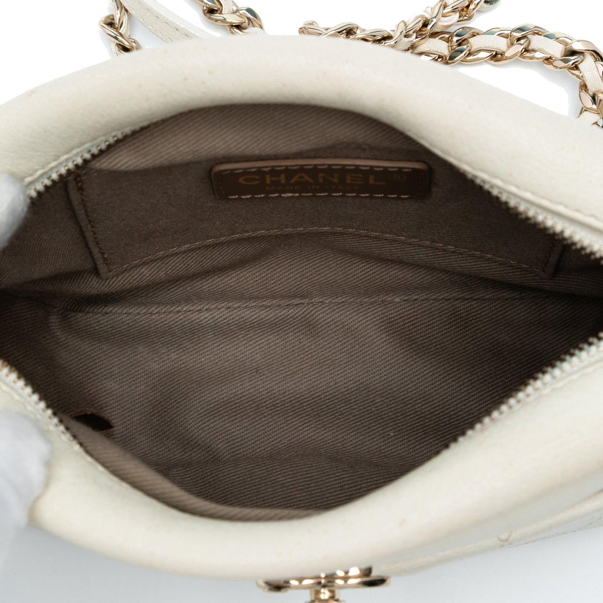 Chanel Small Quilted Goatskin Casual Trip Camera Bag
