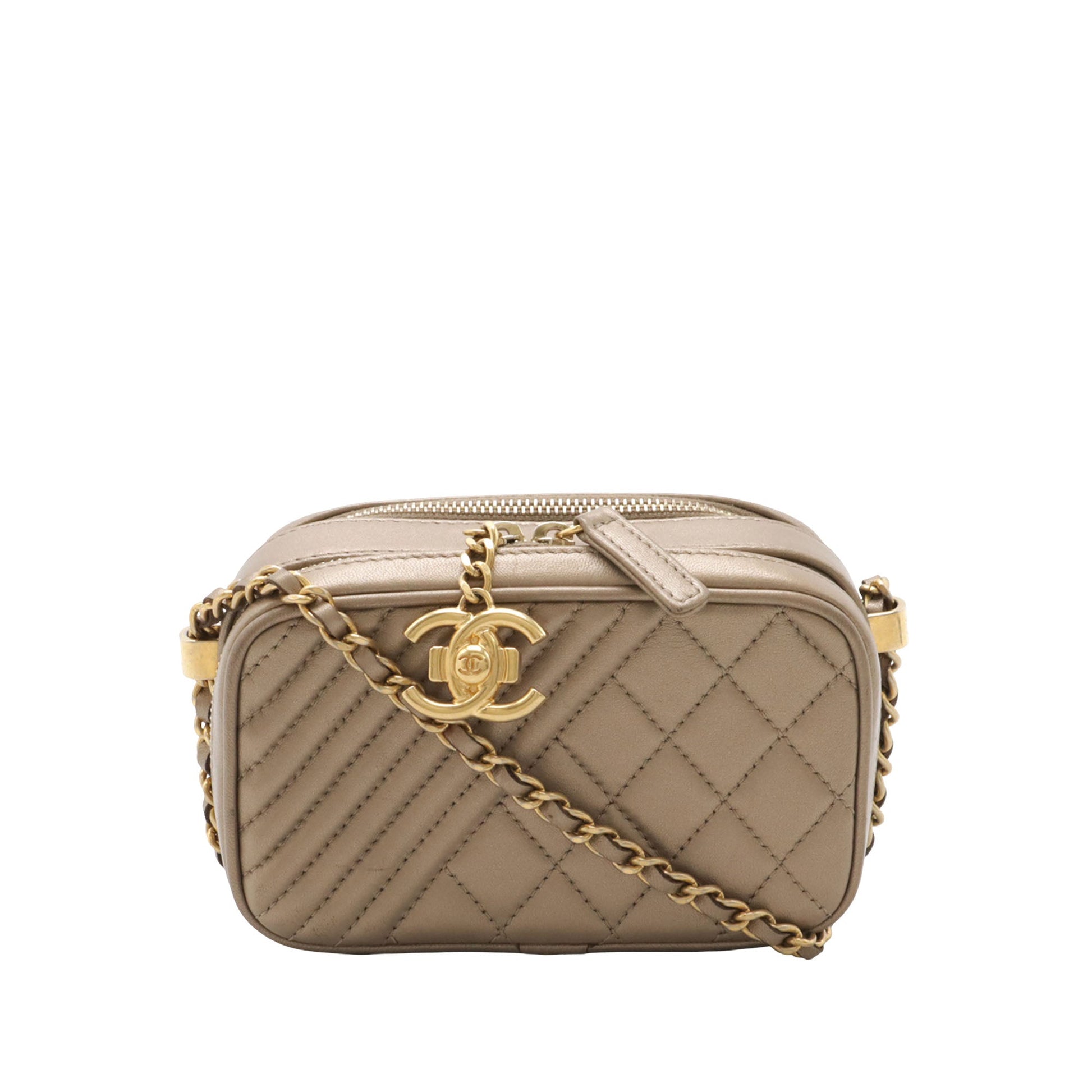 Chanel Mini Quilted Lambskin Coco Boy Camera Bag