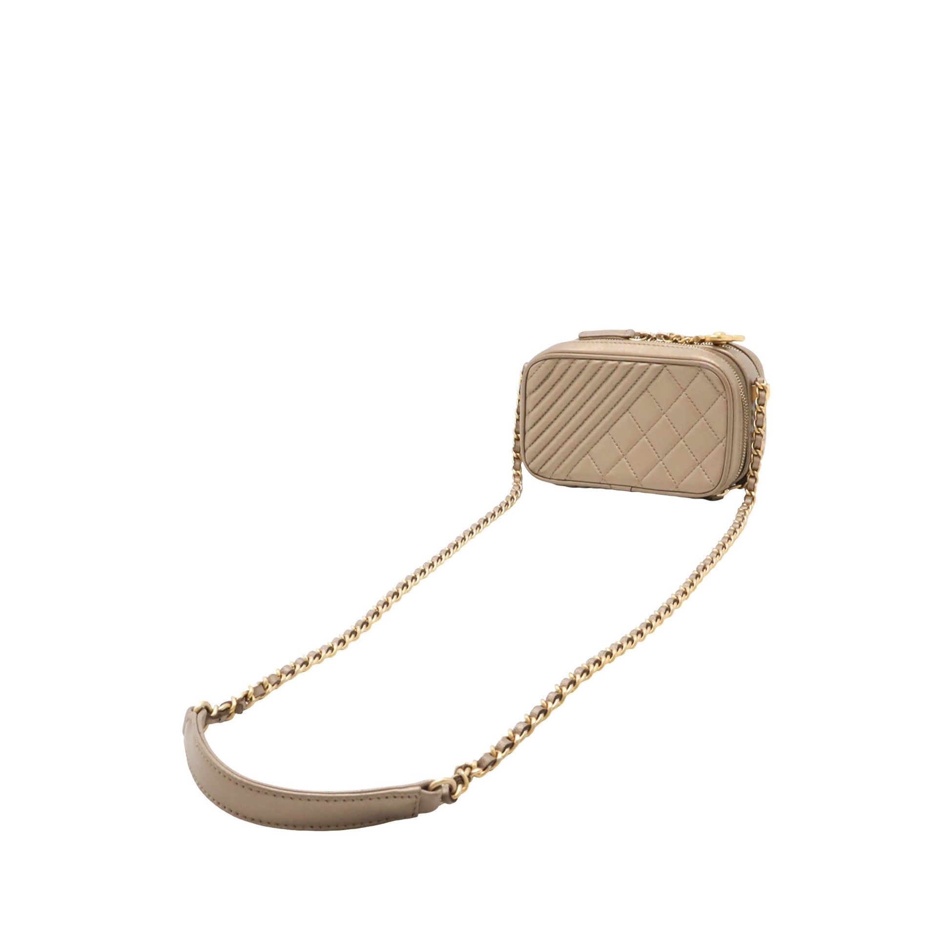Chanel Mini Quilted Lambskin Coco Boy Camera Bag