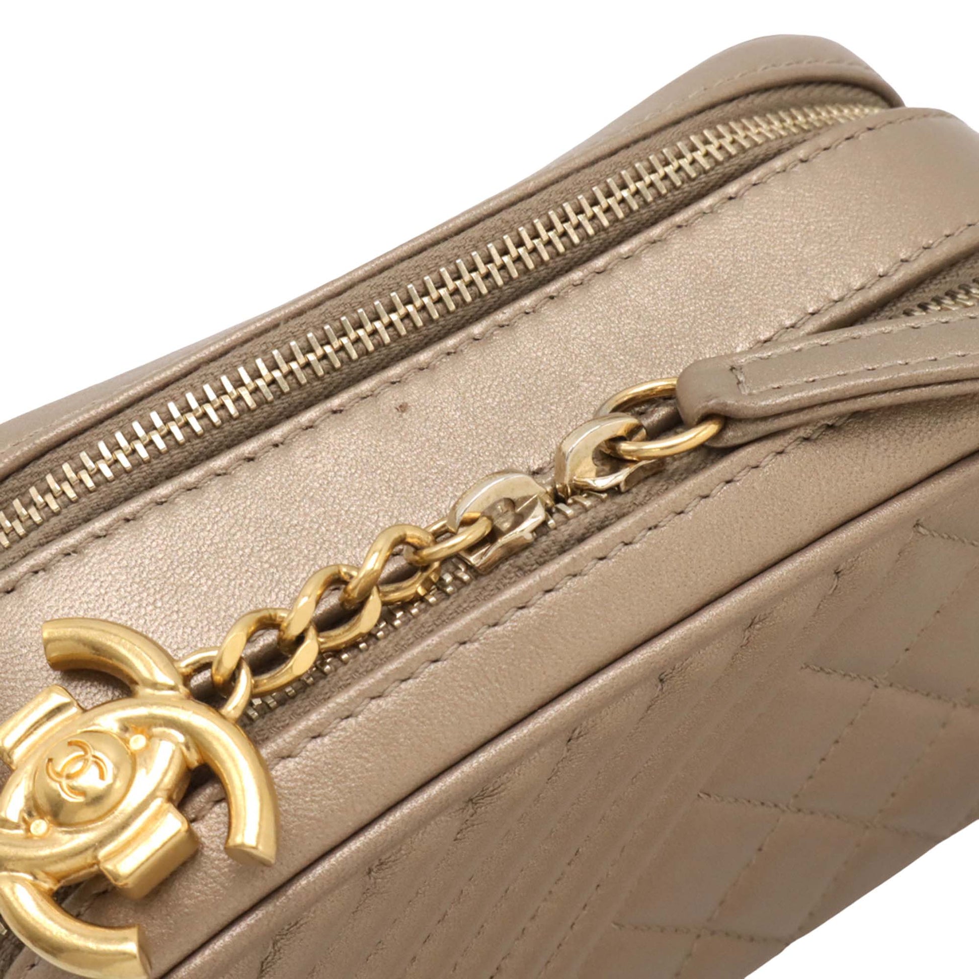 Chanel Mini Quilted Lambskin Coco Boy Camera Bag