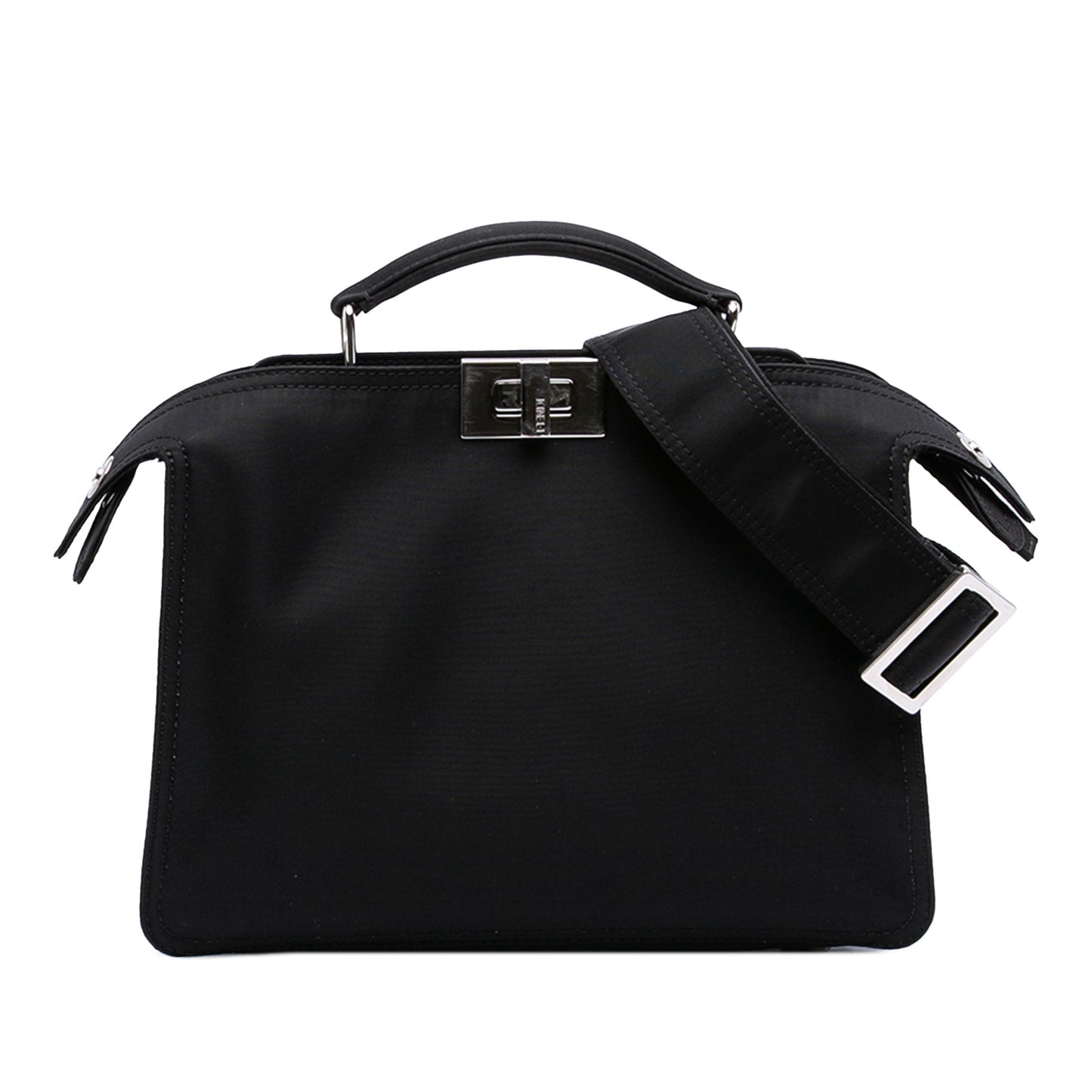 Fendi Small Nylon Peekaboo ISeeU Satchel