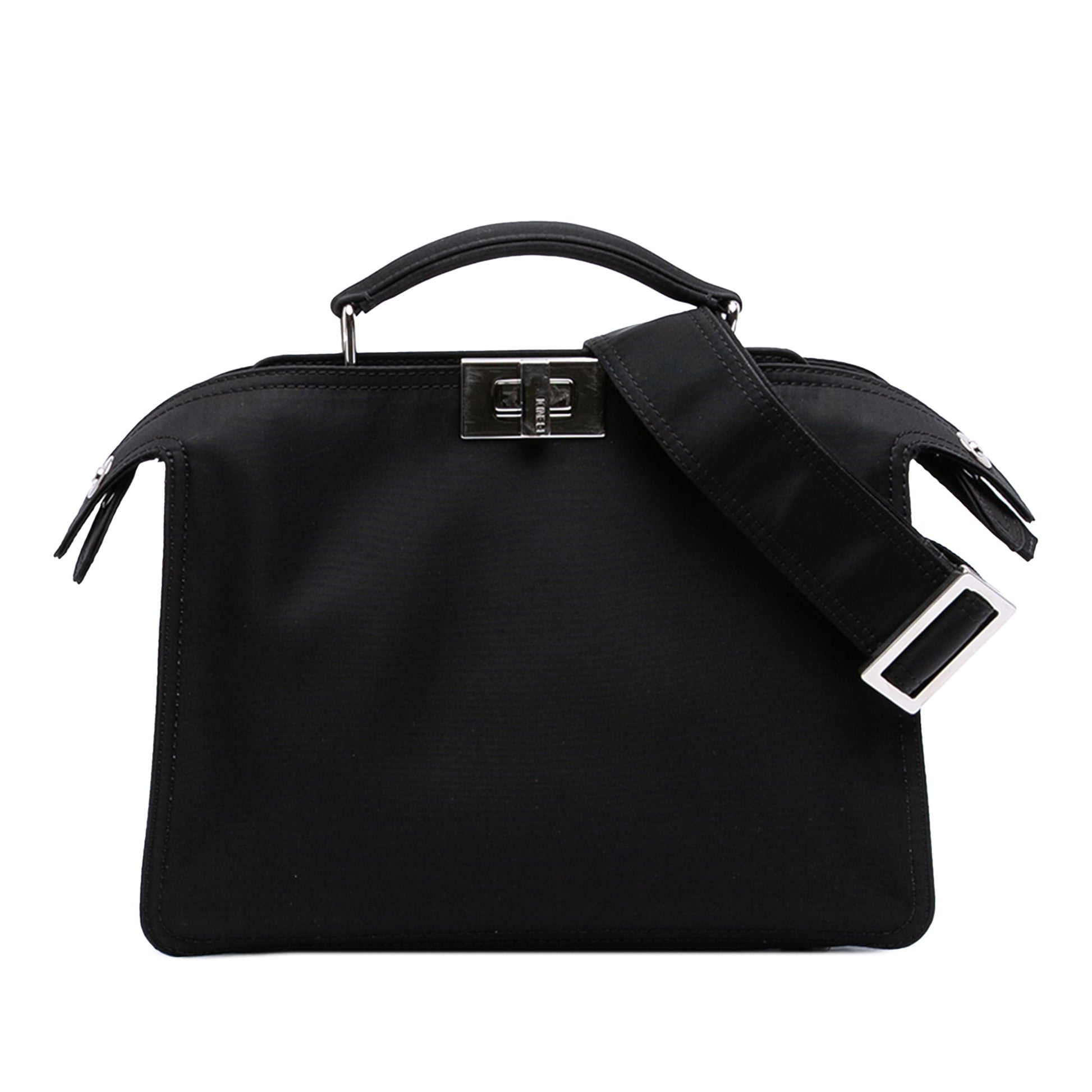 Fendi Small Nylon Peekaboo ISeeU Satchel