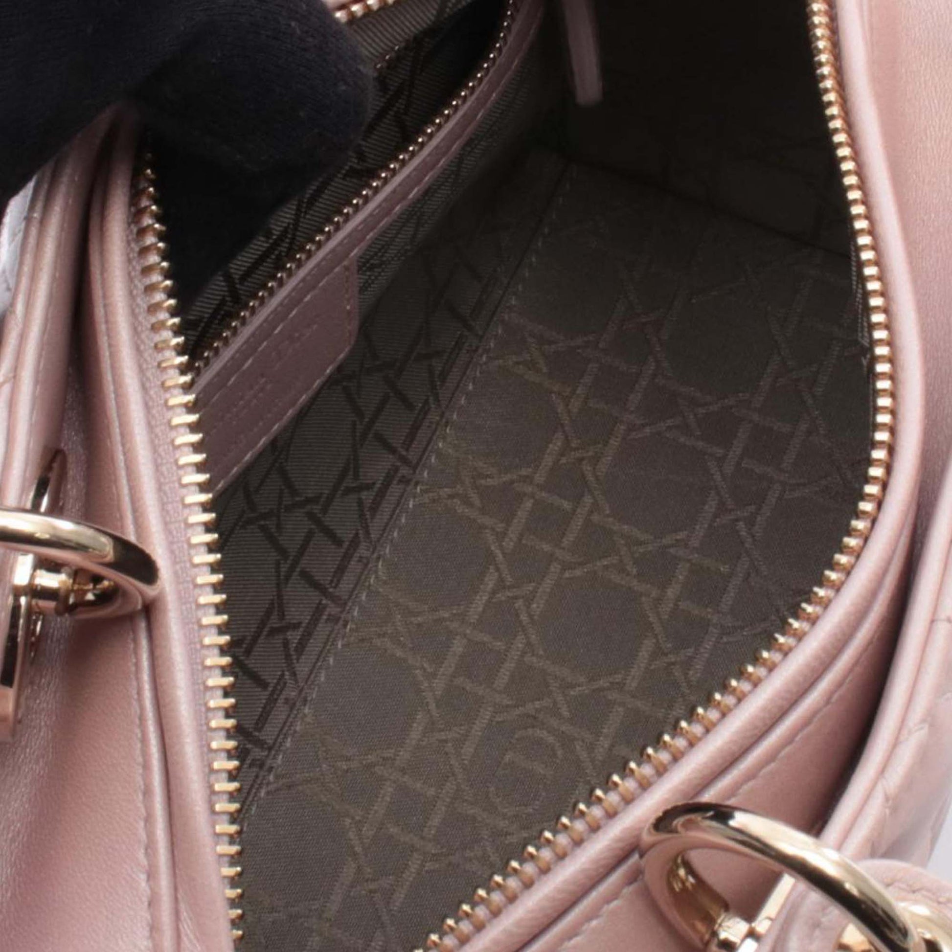 Dior Medium Iridescent Lambskin Cannage Lady Dior