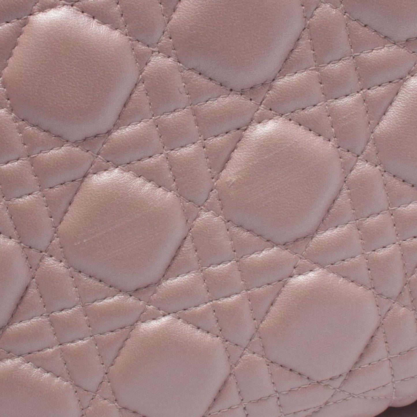 Dior Medium Iridescent Lambskin Cannage Lady Dior