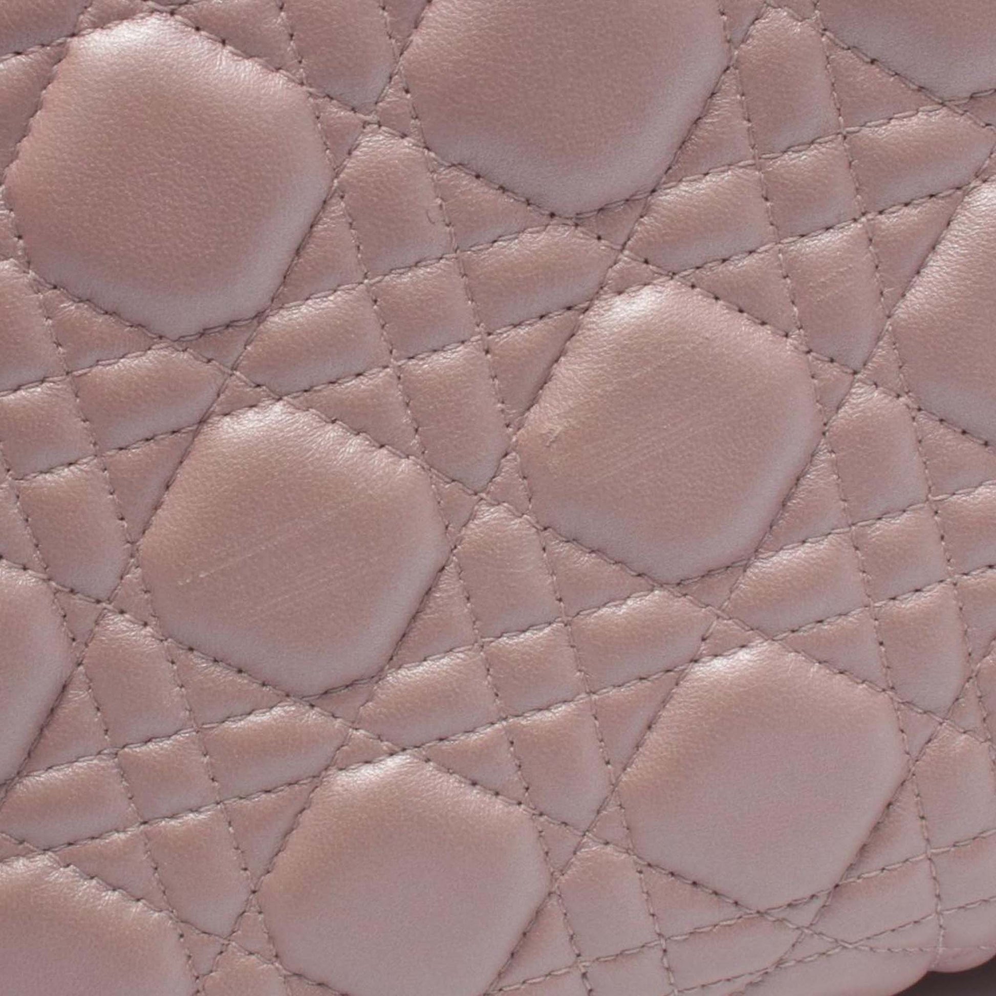 Dior Medium Iridescent Lambskin Cannage Lady Dior