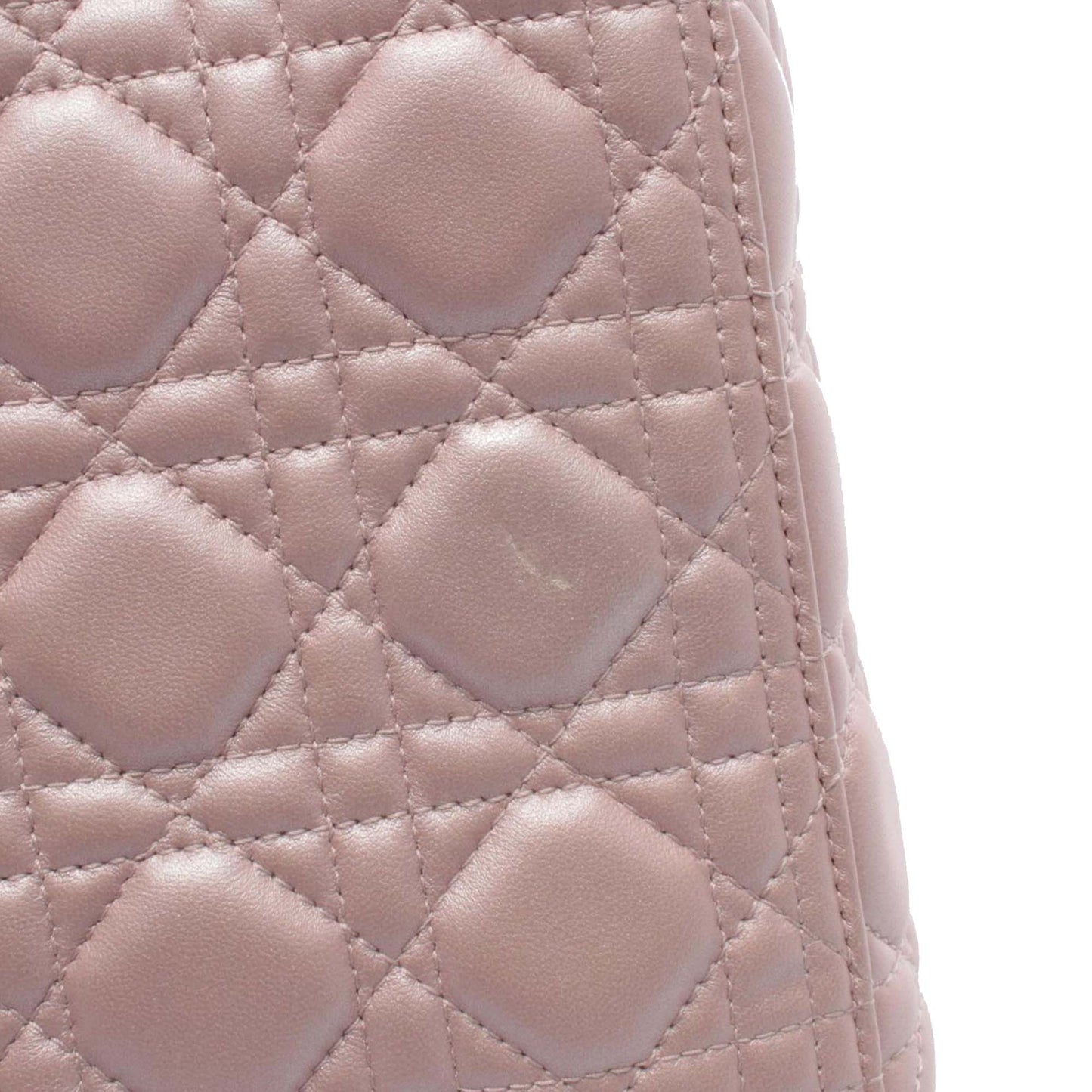 Dior Medium Iridescent Lambskin Cannage Lady Dior