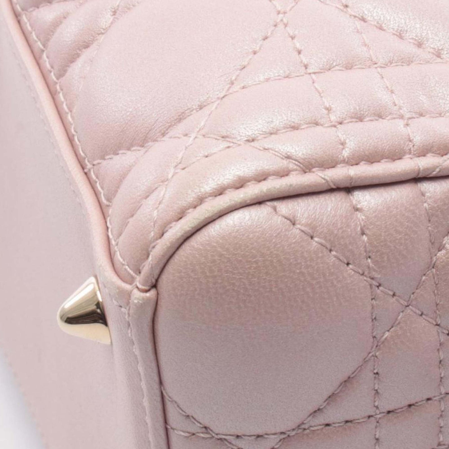 Dior Medium Iridescent Lambskin Cannage Lady Dior