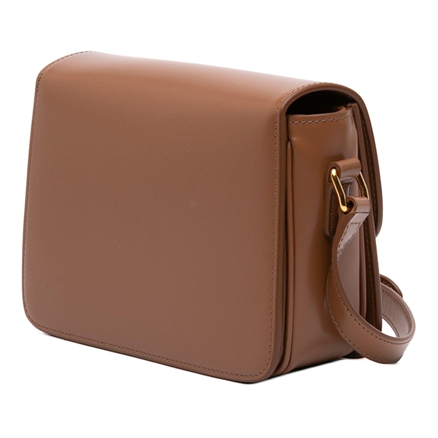 Celine Teen Shiny Calfskin Triomphe Crossbody