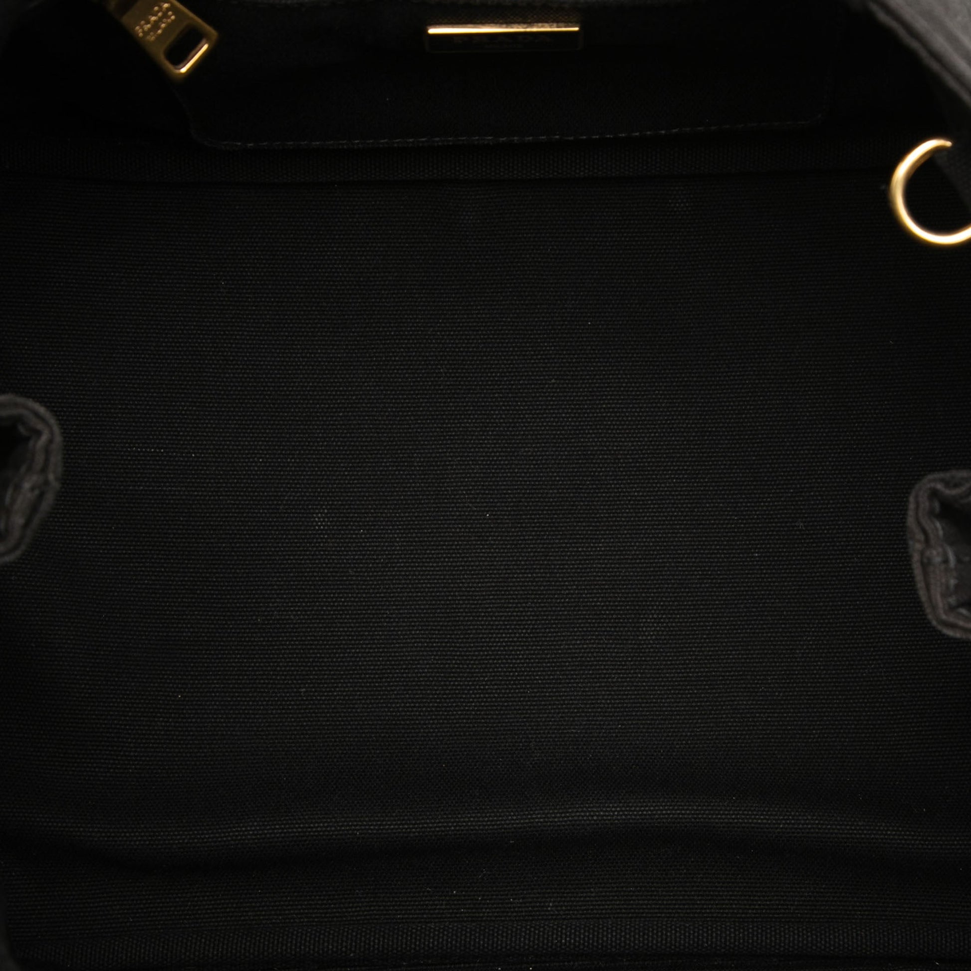 Prada Canvas Canapa Logo Satchel