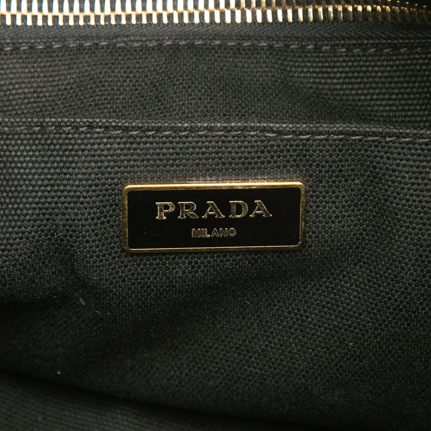 Prada Canvas Canapa Logo Satchel