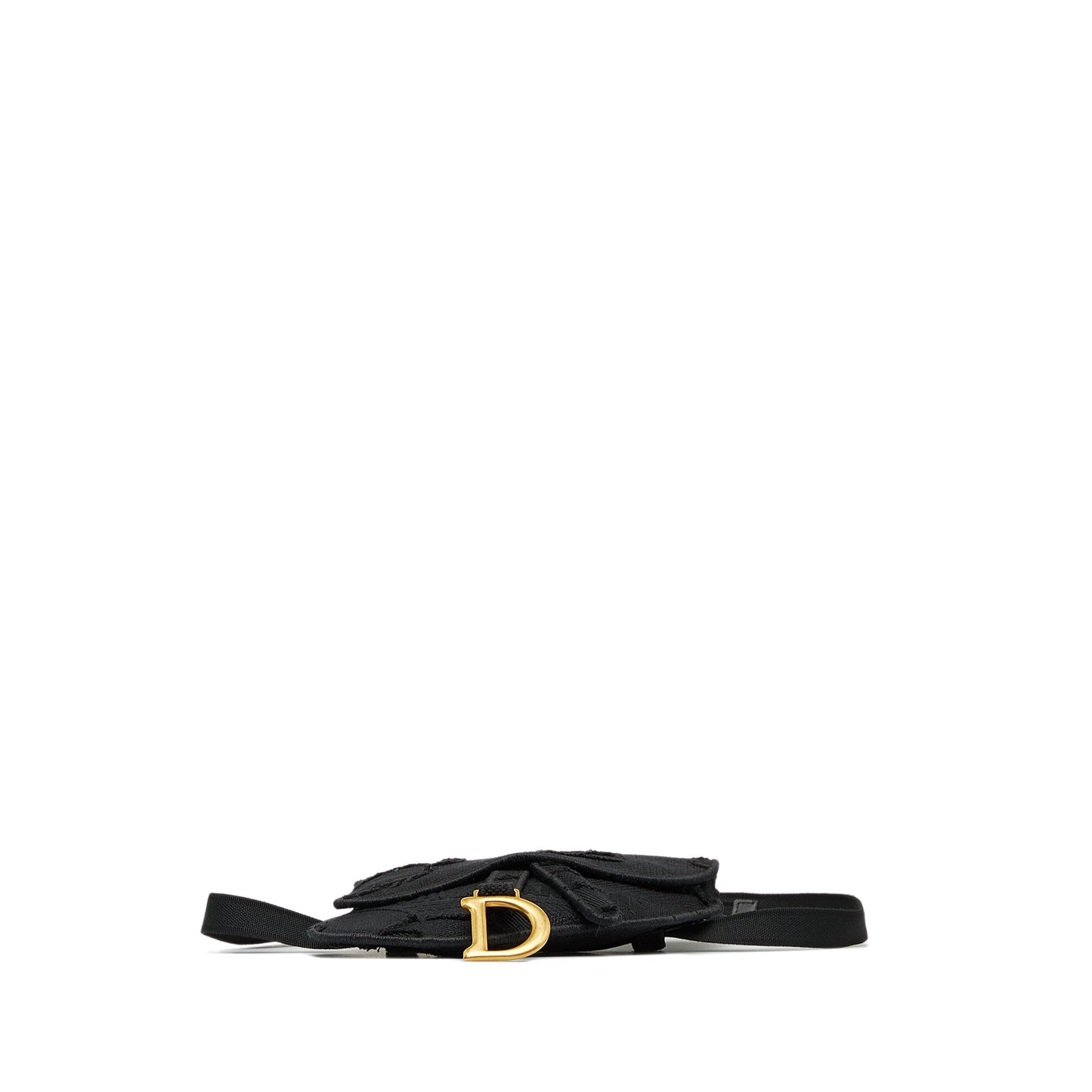 Dior Embroidered Canvas Camouflage Saddle Belt Bag