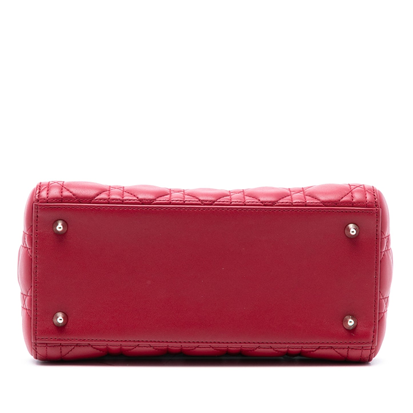 Dior Medium Lambskin Cannage Lady Dior