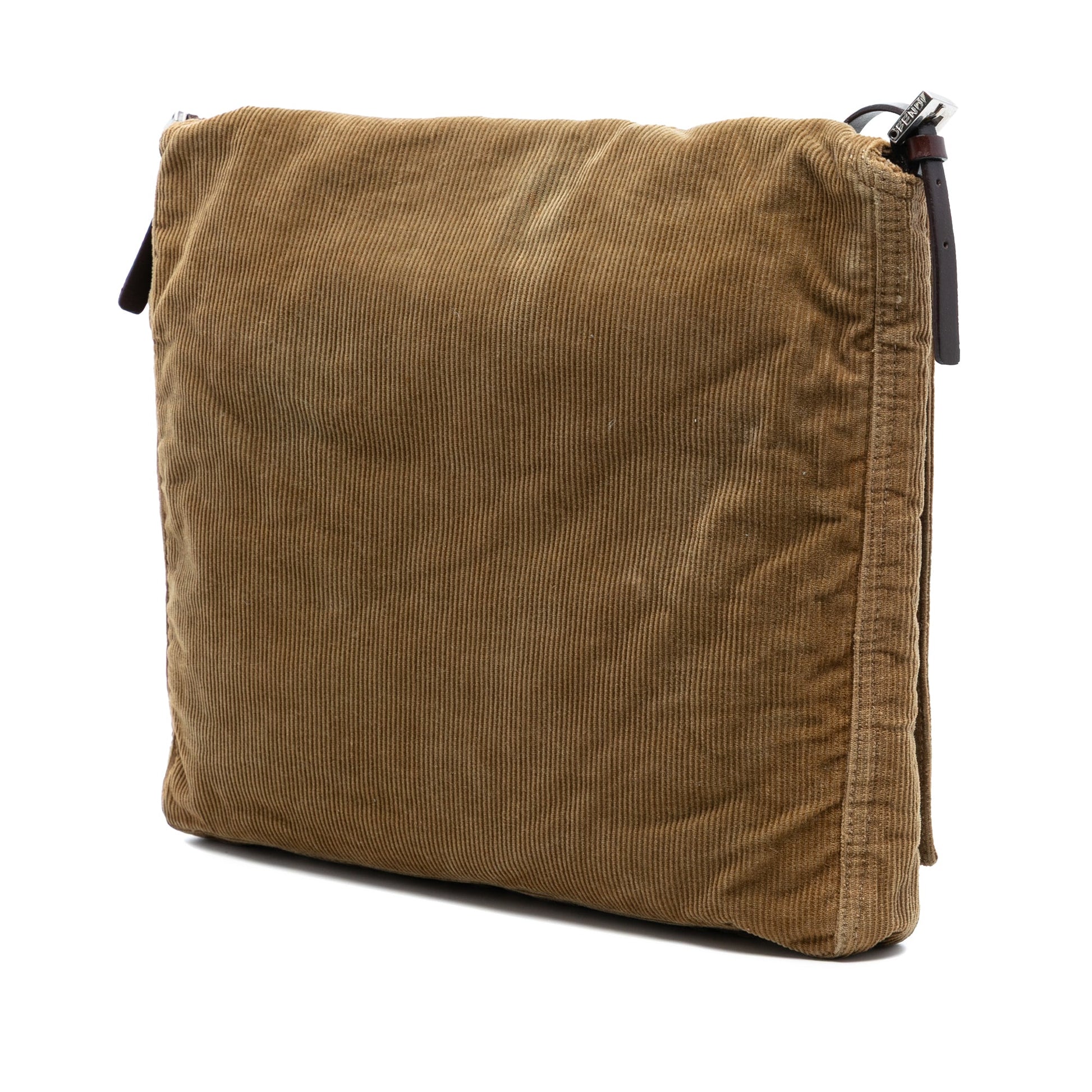 Fendi Corduroy Shoulder Bag