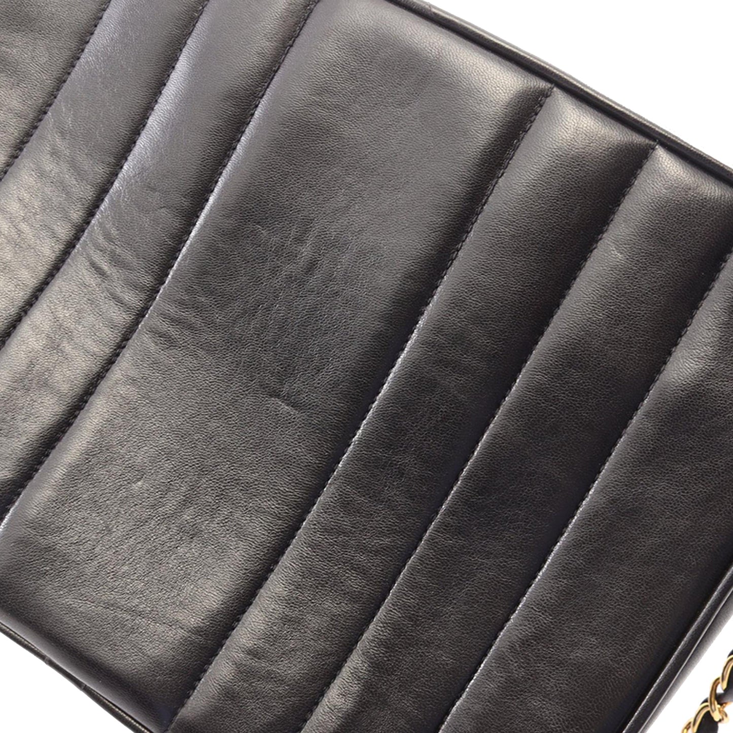 Chanel CC Vertical Quilted Lambskin Tassel Flap Camera Bag