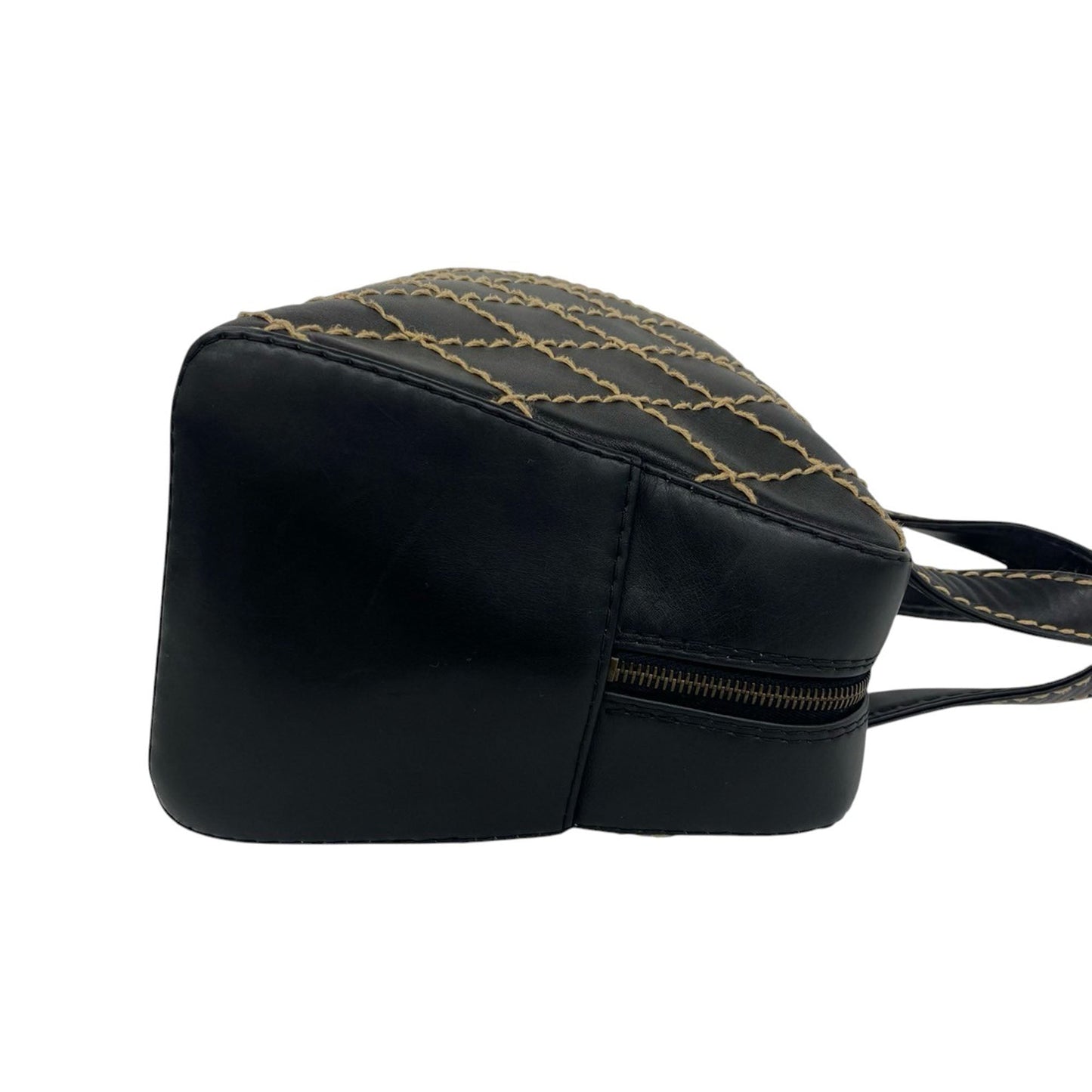 Chanel CC Lambskin Wild Stitch Handbag