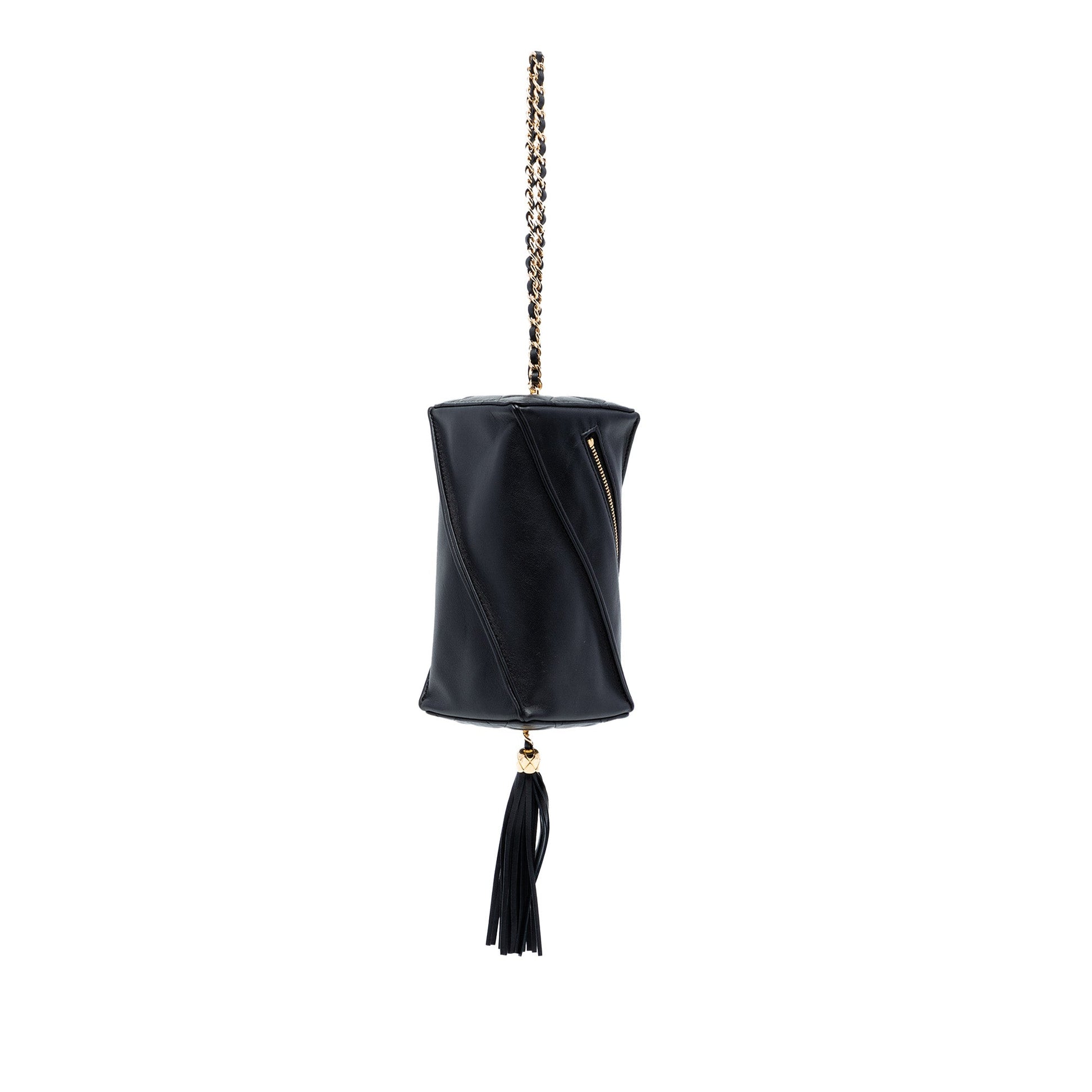 Metiers d'Art CC Lambskin Tassel Rectangle Clutch with Chain