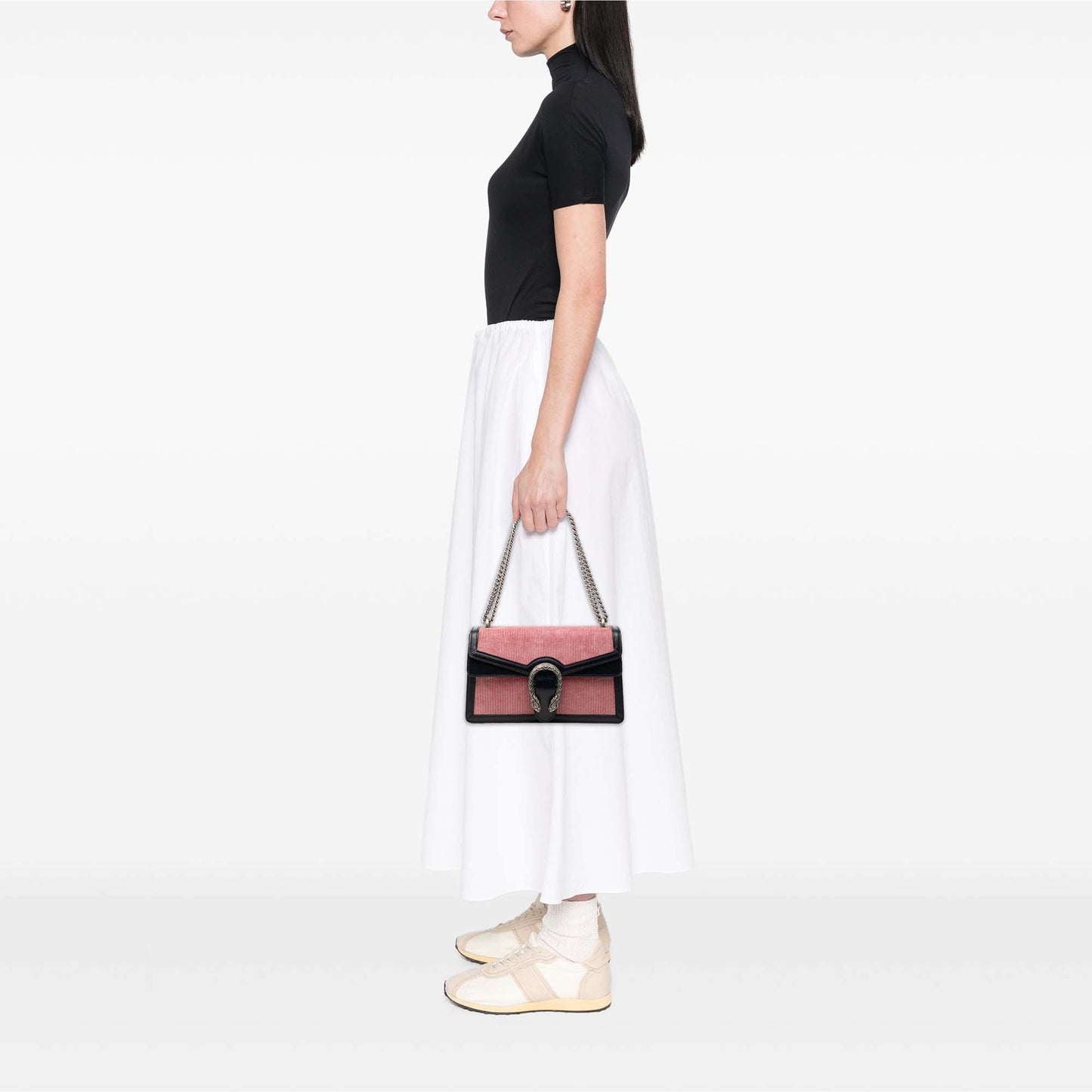 Gucci Small Bicolor Corduroy Dionysus Shoulder Bag