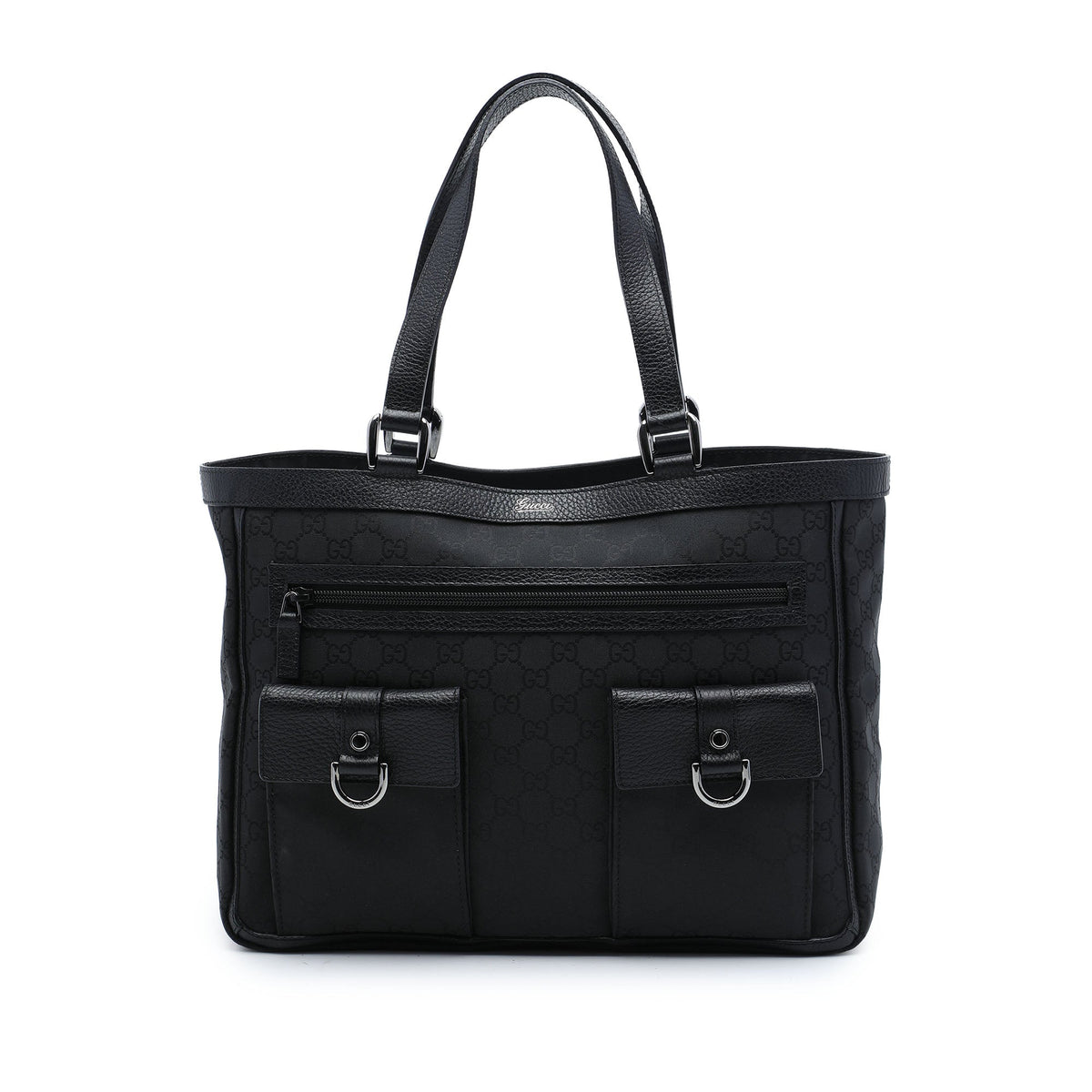 Gucci GG Nylon Abbey D Ring Pocket Tote