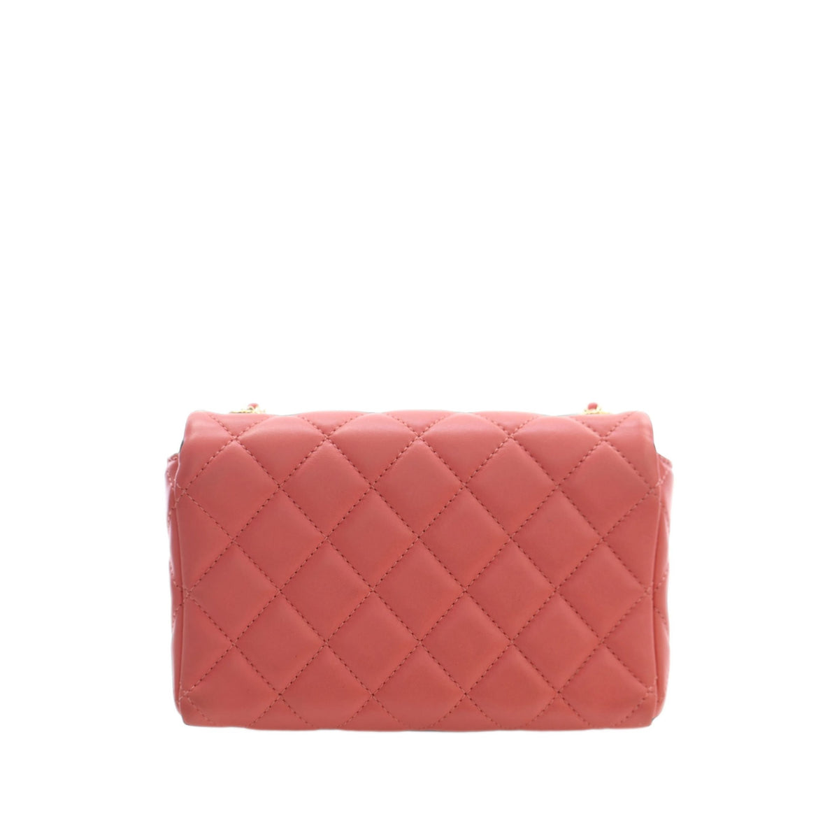 Chanel Mini CC Quilted Lambskin Chain Flap — Pink