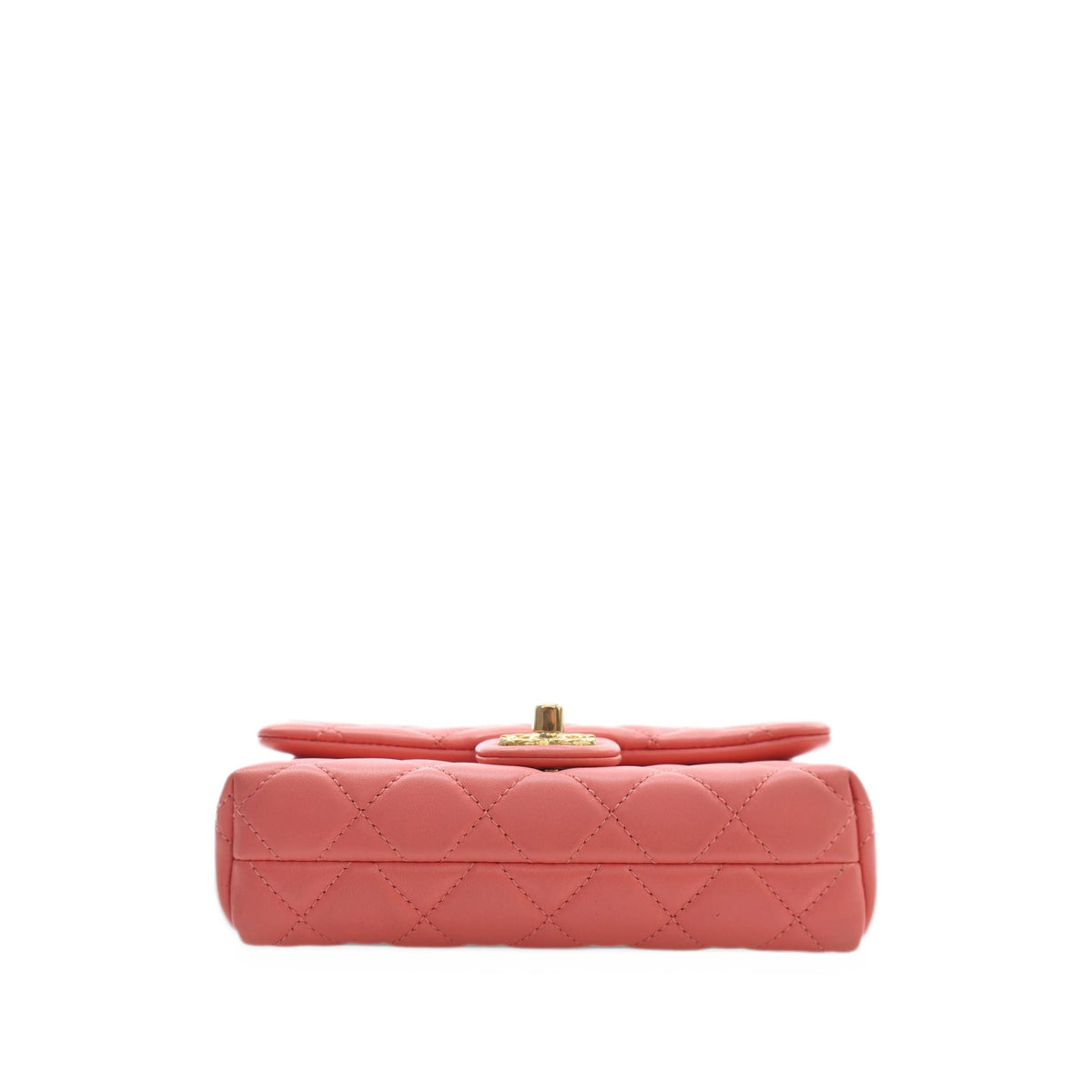 Chanel Mini CC Quilted Lambskin Chain Flap — Pink