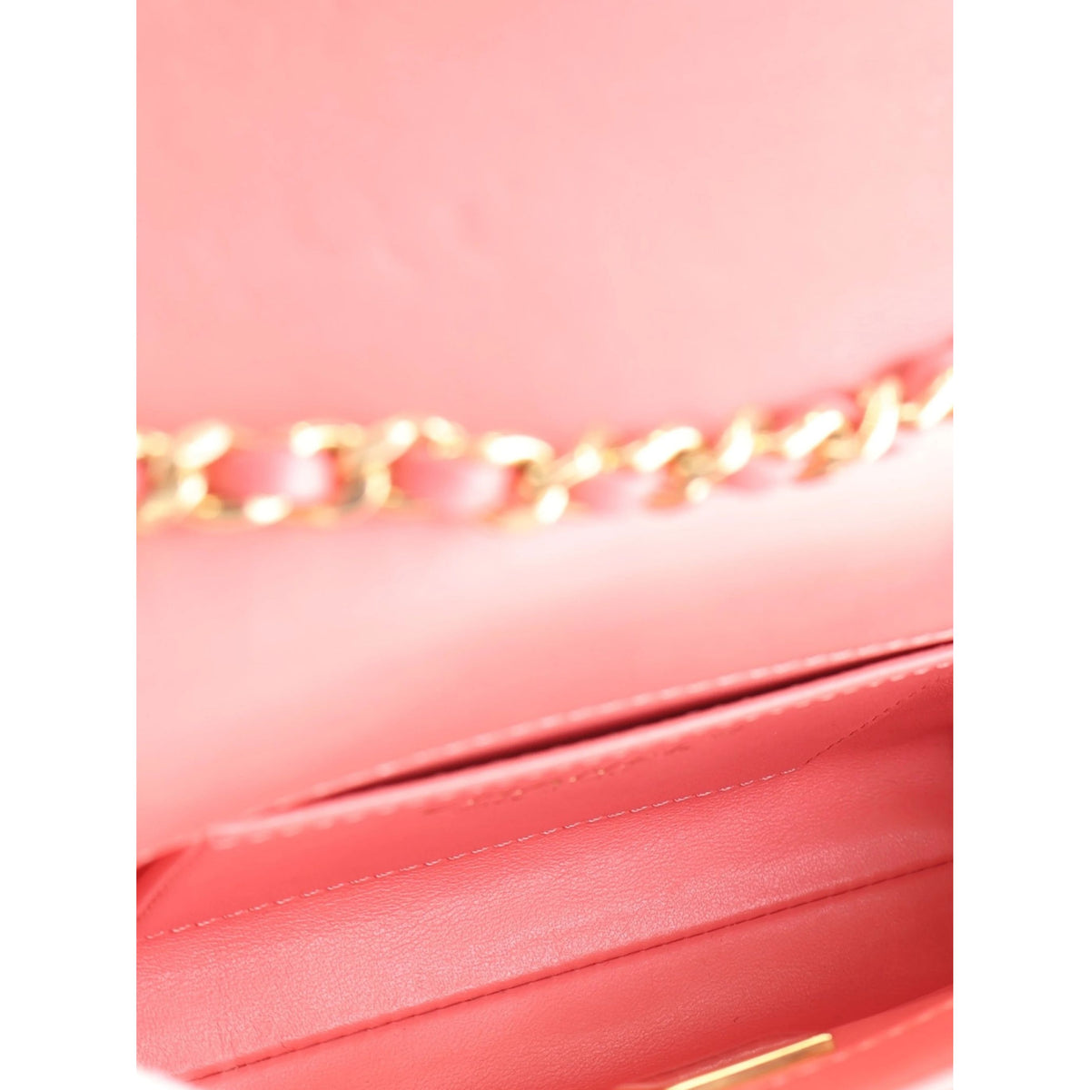 Chanel Mini CC Quilted Lambskin Chain Flap — Pink
