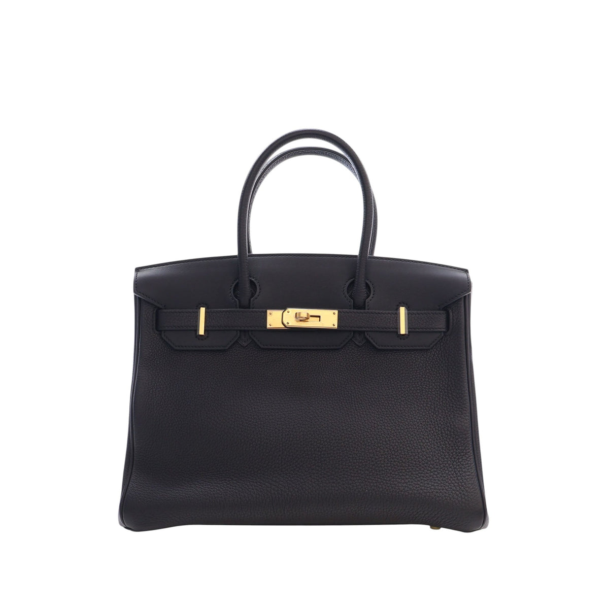Hermès Togo Swift and Toile 3 in 1 Birkin Retourne 30 — Black