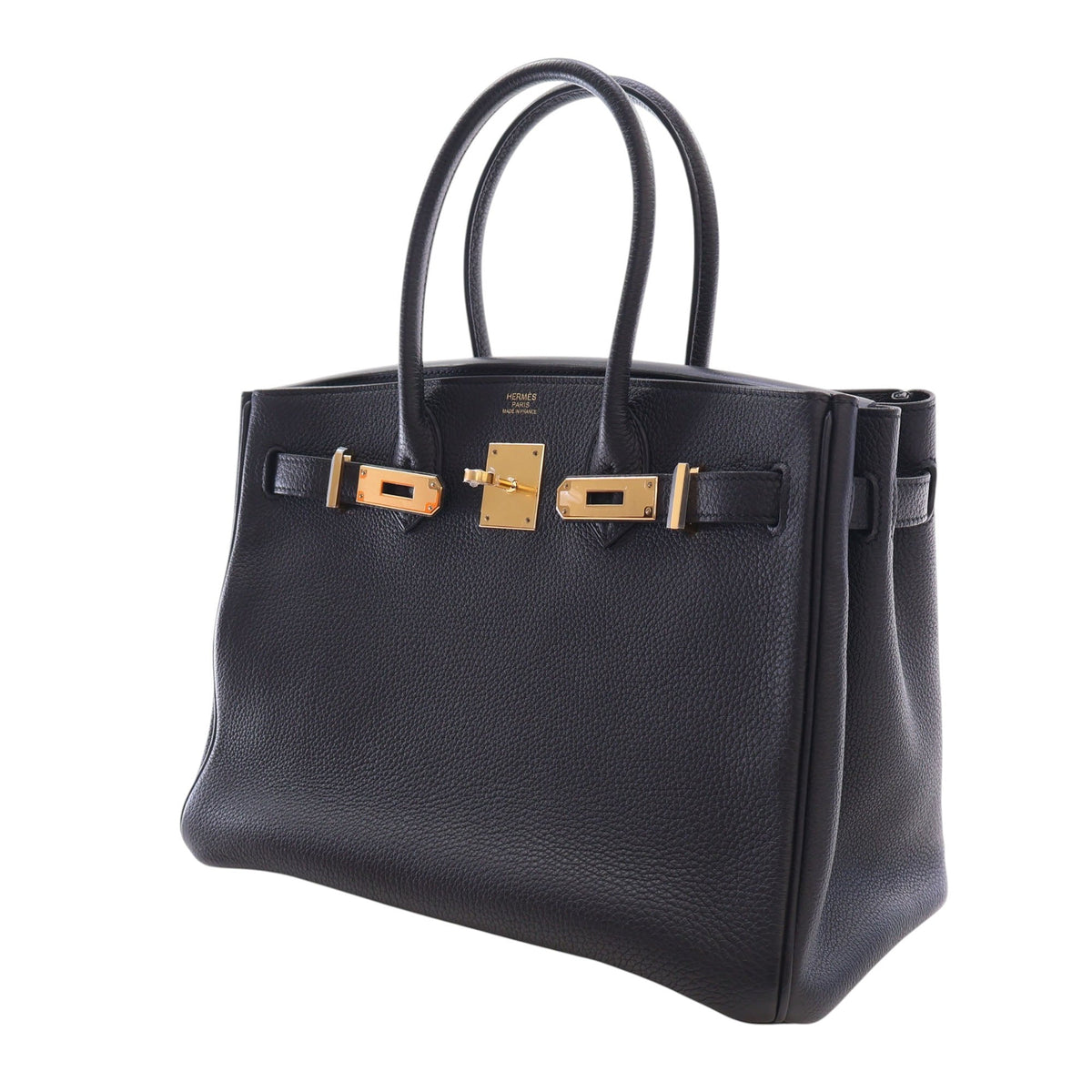 Hermès Togo Swift and Toile 3 in 1 Birkin Retourne 30 — Black