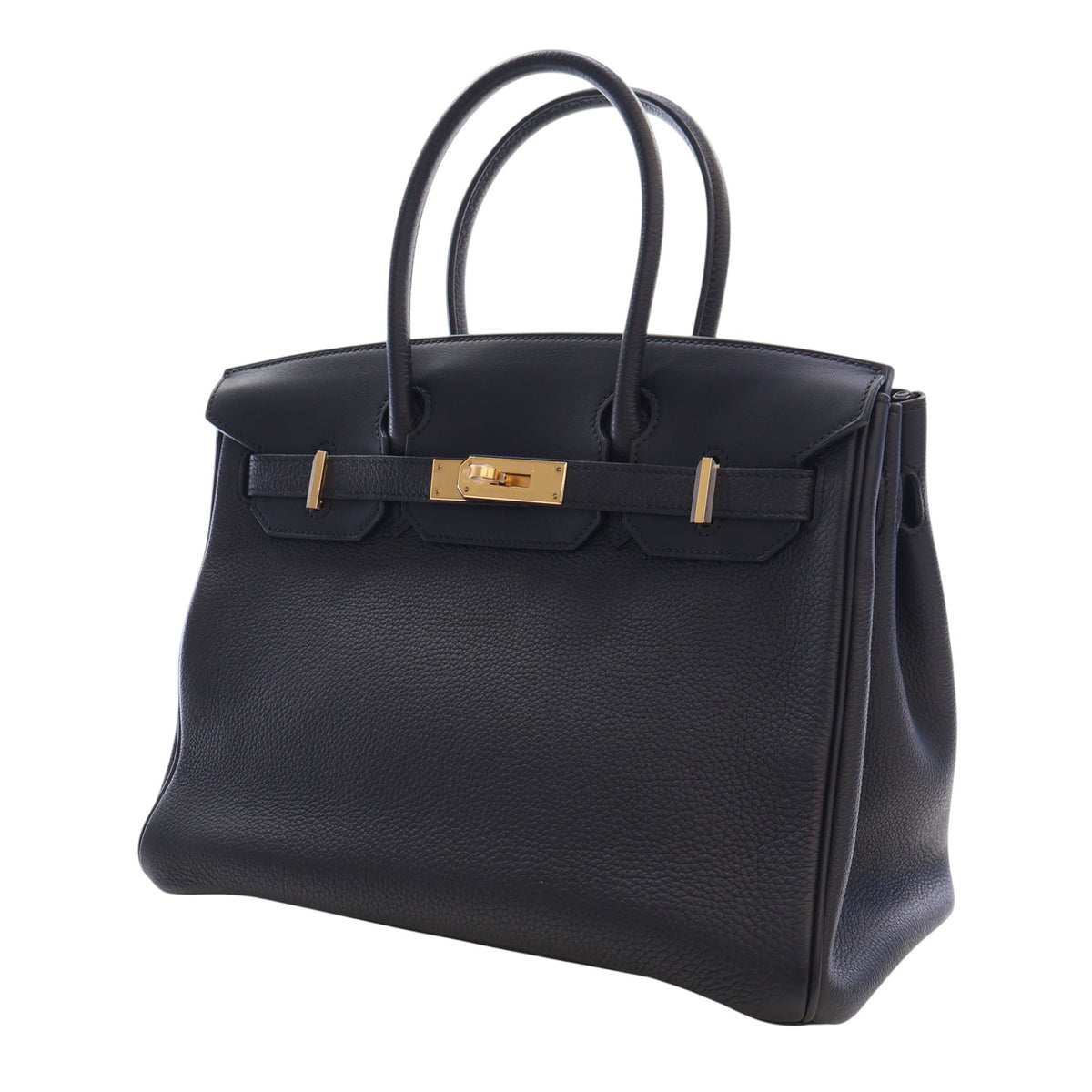 Hermès Togo Swift and Toile 3 in 1 Birkin Retourne 30 — Black