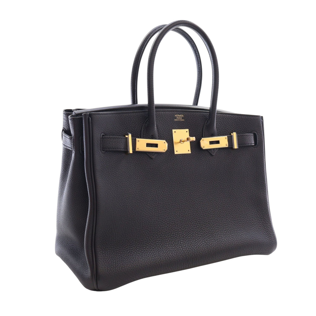 Hermès Togo Swift and Toile 3 in 1 Birkin Retourne 30 — Black